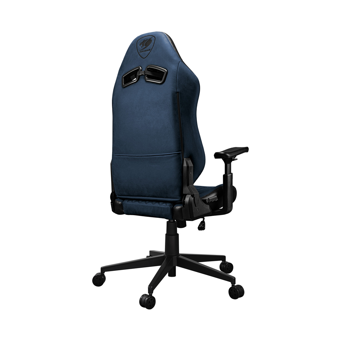 Игровое компьютерное кресло, Cougar, Explore Navy Blue F, Искусственная кожа PU AIR, (Ш)57*(Г)53*(В)129,5 (137) см, Синий