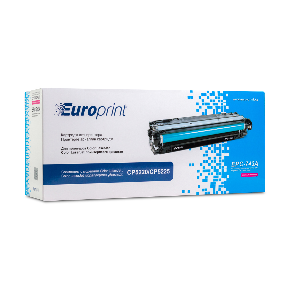 Картридж Europrint EPC-CE743A пурпурный для принтеров HP Color LaserJet CP5220/CP5225