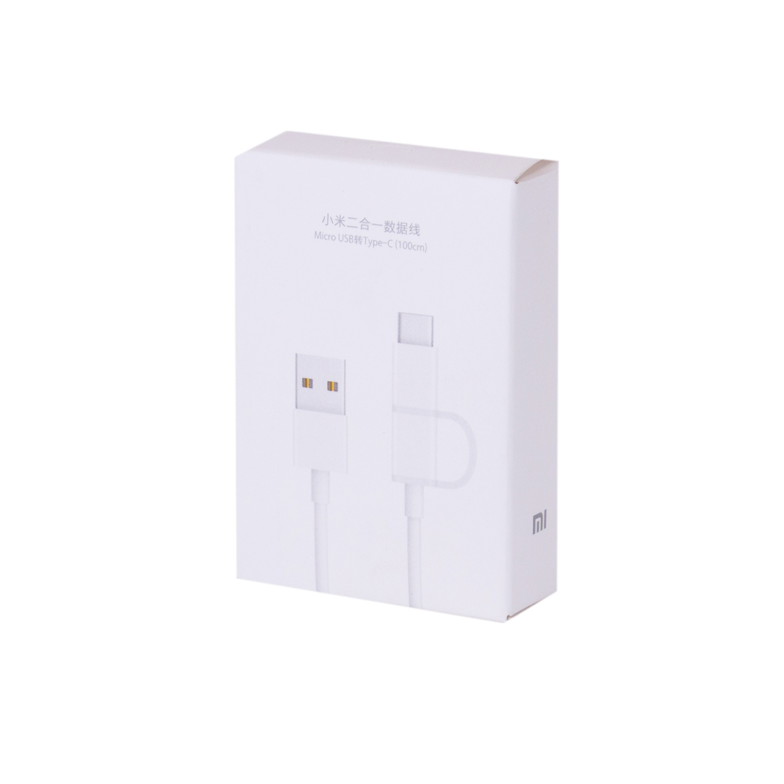 Интерфейсный кабель, Xiaomi, Micro USB and Type-C SJV4076CN/SJV4082TY 100 cm, Белый