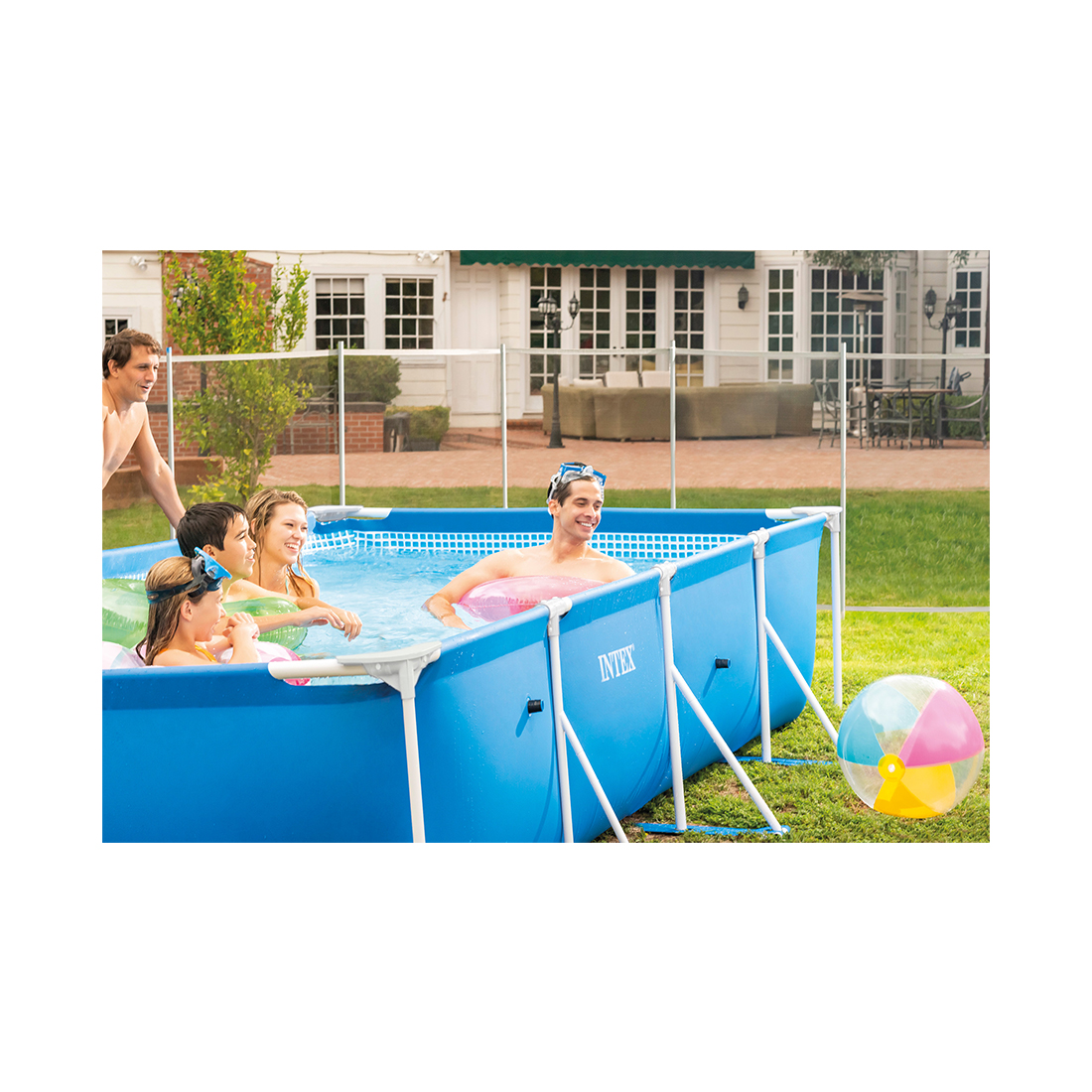 Каркасты бассейн Rectangular Frame 450 x 220 х 84 см, INTEX