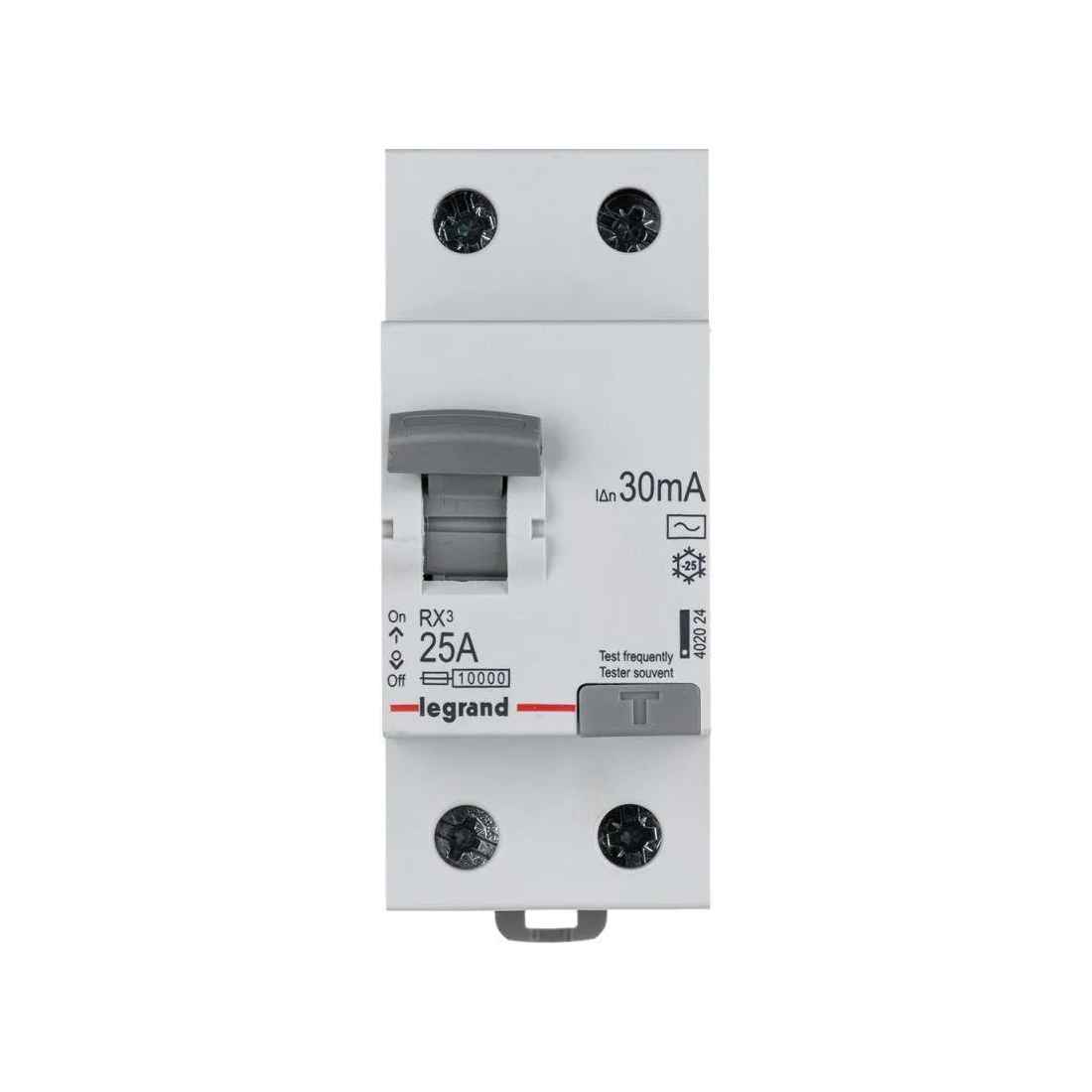 ВДТ, Legrand, 402024, 2П 25А АC RX3 30мA