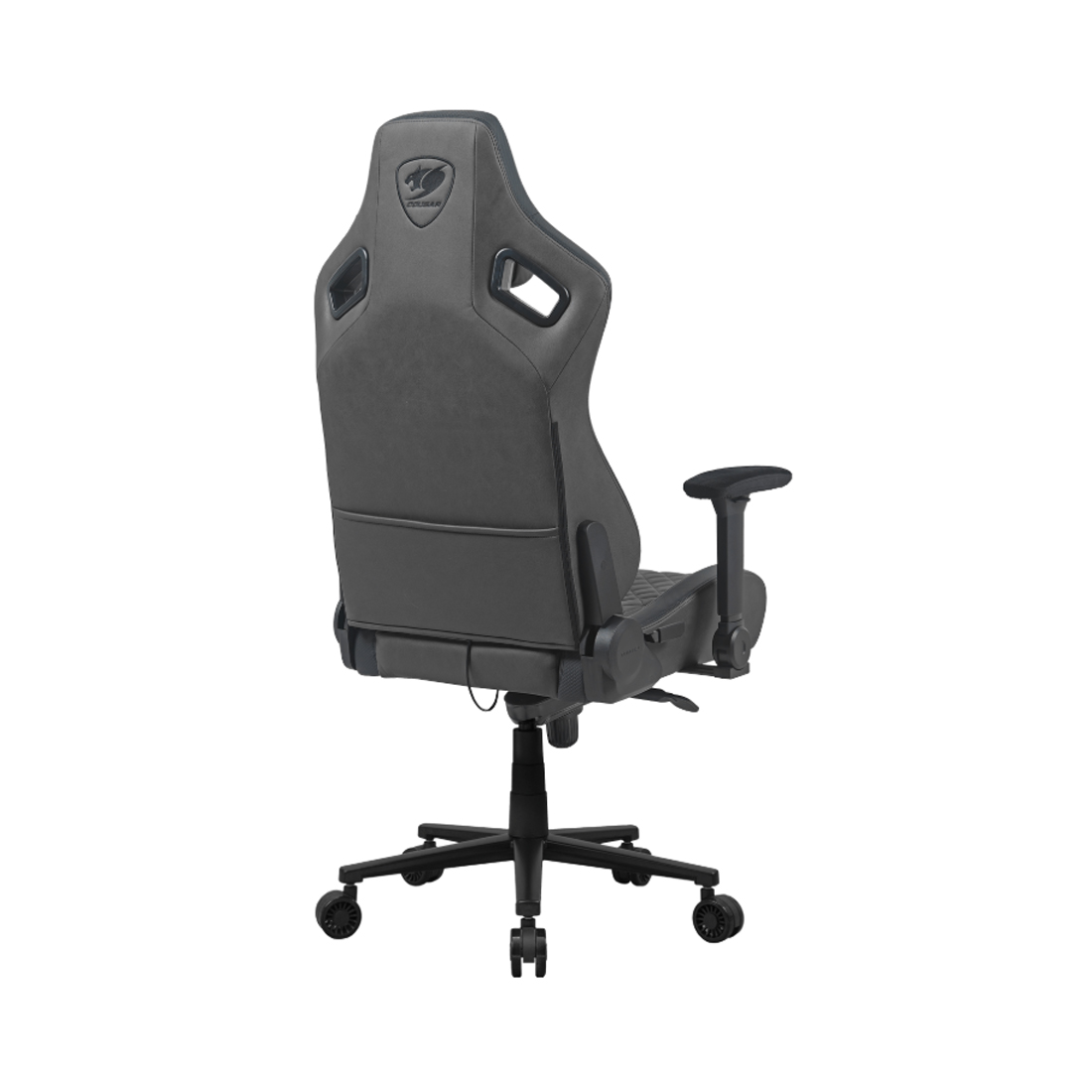 Игровое компьютерное кресло, Cougar, Defensor S Jet Gray F, Искусственная кожа PU AIR, (Ш)57*(Г)53*(В)129,5 (137) см, Серый