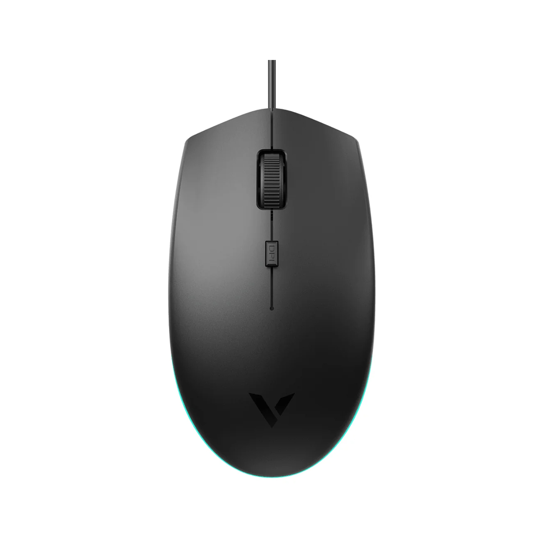 Компьютерная мышь, Rapoo, V11S, Игровая, Оптическая, Проводная, 800/1200/1600 dpi, Длина кабеля 1,5 метра, LED подсветка, Чёрный