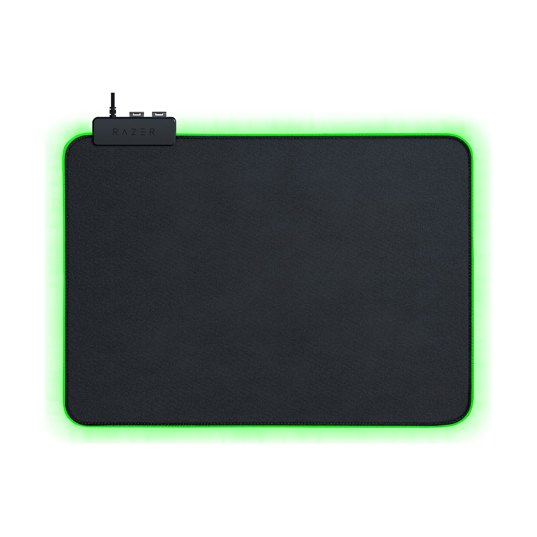 Коврик для компьютерной мыши, Razer, Goliathus Chroma, RZ02-02500100-R3M1, 355*255*3мм, На базе подсветки Razer Chroma™ с возможностью настройки 16,8 млн цветовых оттенков, Микротекстурированная тканевая поверхность, Резиновое основание, Крепление для фиксации кабеля мыши, Чёрный