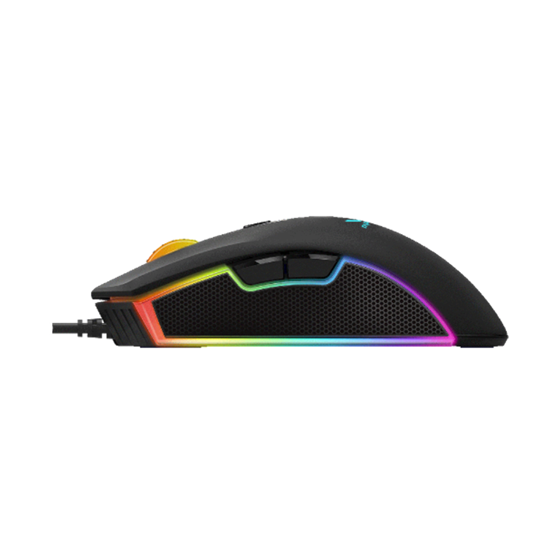 Компьютерная мышь, Rapoo, V28S, Игровая, Оптическая, Проводная, 7000 dpi, RGB, Длина кабеля 1,8 метра, Чёрный