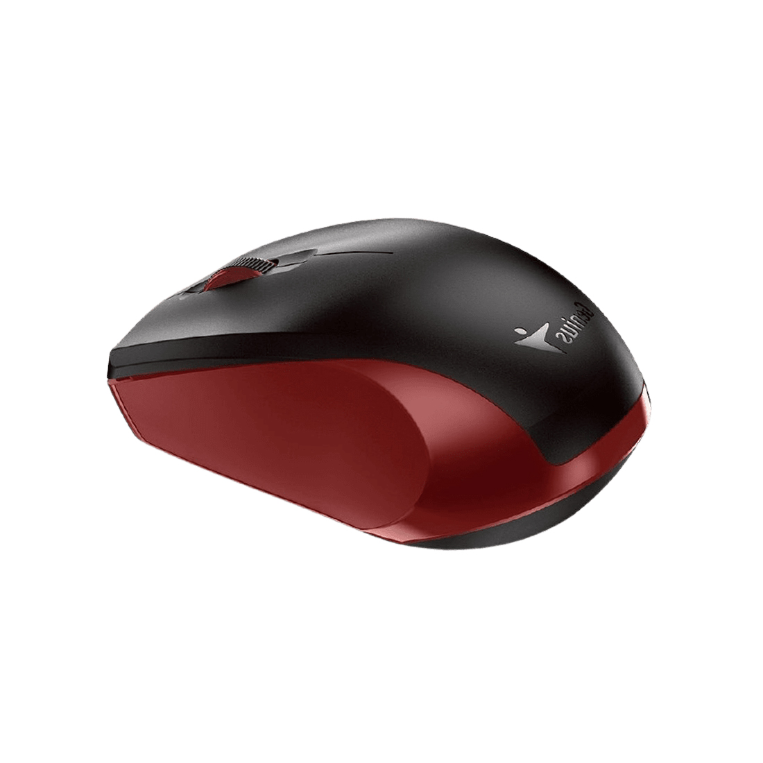 Компьютерная мышь, Genius, NX-8006S, 3D, Оптическая, 1600dpi, Беcпроводная 2.4ГГц, 1 x AA, Черно - Красный
