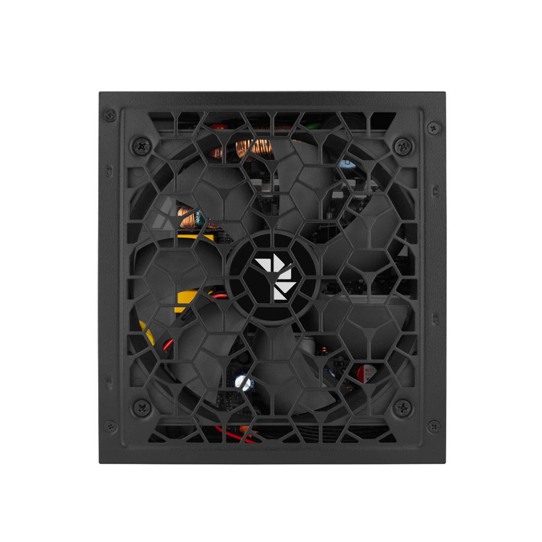 Блок питания, Aerocool, AERO WHITE, 750W, ATX, APFC, 20+4pin, 2*4+4pin, 6*Sata, 2*Molex, 3*PCI-E 6+2pin, Вентилятор 12см, Кабель питания, Чёрный