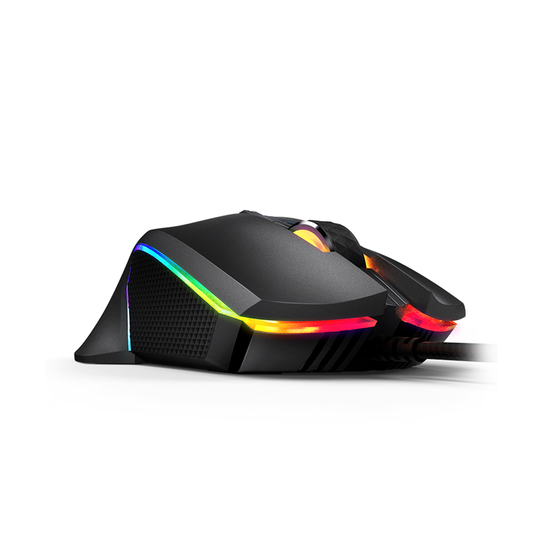 Компьютерная мышь, Rapoo, V20S, Игровая, Оптическая, Проводная, 3000 dpi, Длина кабеля 1,8 метра, LED подсветка, Чёрный