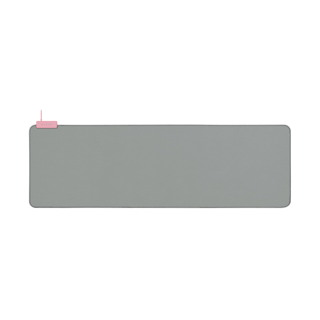 Коврик для компьютерной мыши, Razer, Goliathus Extended Chroma - Quartz, RZ02-02500316-R3M1, 920*294*3мм, На базе подсветки Razer Chroma™ с возможностью настройки 16,8 млн цветовых оттенков, Микротекстурированная тканевая поверхность, Резиновое основание, Крепление для фиксации кабеля мыши, Розовый