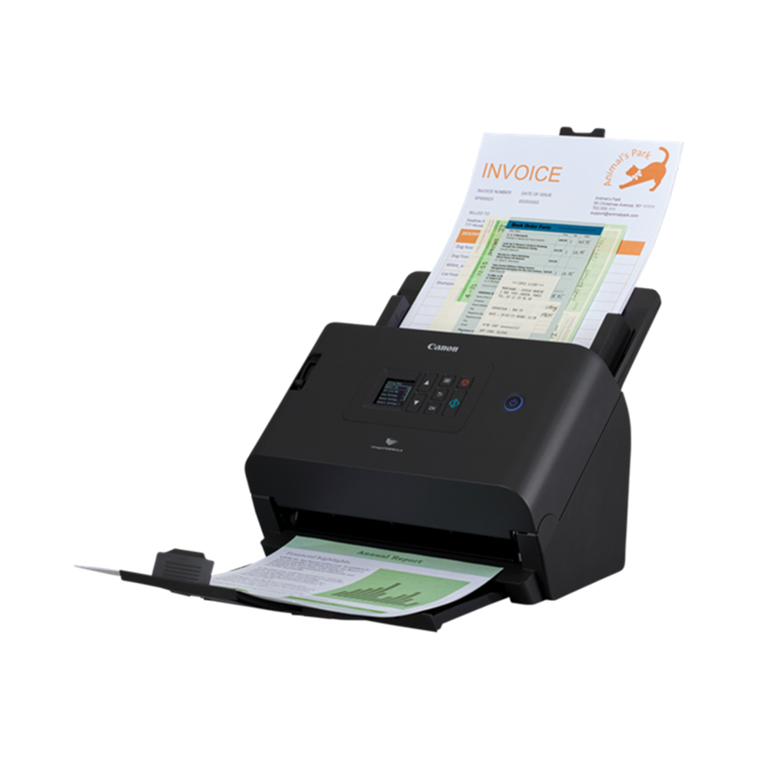 Протяжный сканер, Canon, imageFORMULA DR-S250N, 6383C003, 600 x 600 DPI, USB2.0, 60 листов, 50 стр/мин, 20-209 г/кв.м, длина 356 мм, Вес:3,4 кг