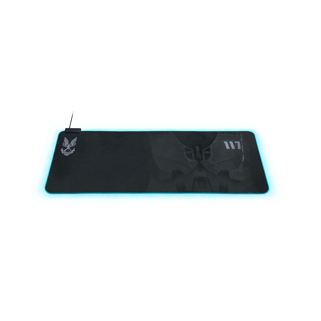 Коврик для компьютерной мыши, Razer, Goliathus Extended Chroma, Halo Infinite, RZ02-02500600-R3M1, 920*294*3мм, На базе подсветки Razer Chroma™ с возможностью настройки 16,8 млн цветовых оттенков, Микротекстурированная тканевая поверхность, Резиновое основание, Крепление для фиксации кабеля мыши, 560 г, Чёрный
