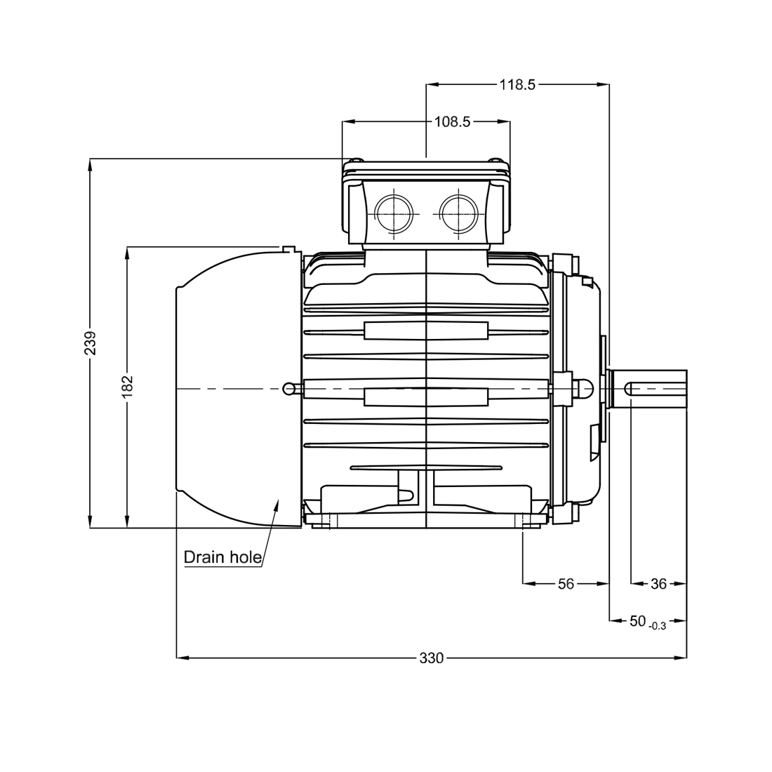 Асинхронный электродвигатель WEG WGOST-90L 3 kW