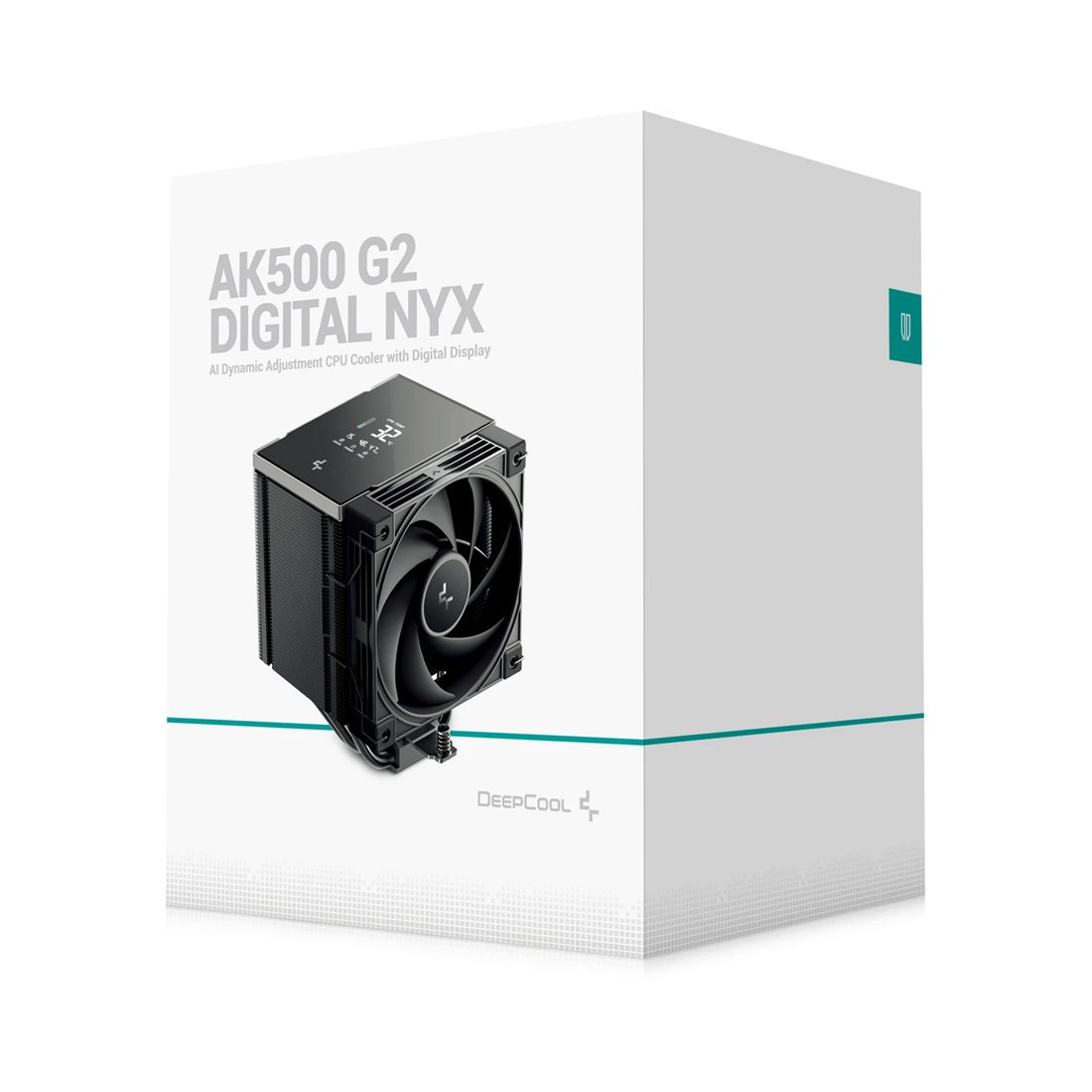 Кулер для процессора, Deepcool, AK500 G2 Digital NYX R-AK500G2-BKNNMN-GJD-1, Intel 1851/1700/1200/115х и AMD AM5/AM4, 260W, 120мм, 2200±10%/об/м, 63.4 CFM, 31.45 dB(A), 4pin, 129х117х159мм, Черный