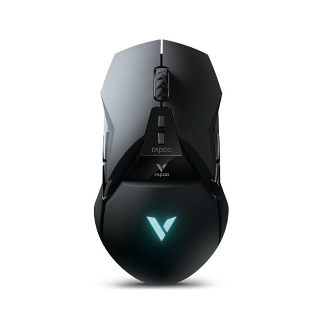 Компьютерная мышь, Rapoo, VT950 Pro, Игровая, Оптическая, Комбинированная, USB/Беспроводная, Встроенный аккумулятор, 2.4GHz, 16000dpi, LED подсветка, Тканевая оплетка кабеля, Черный