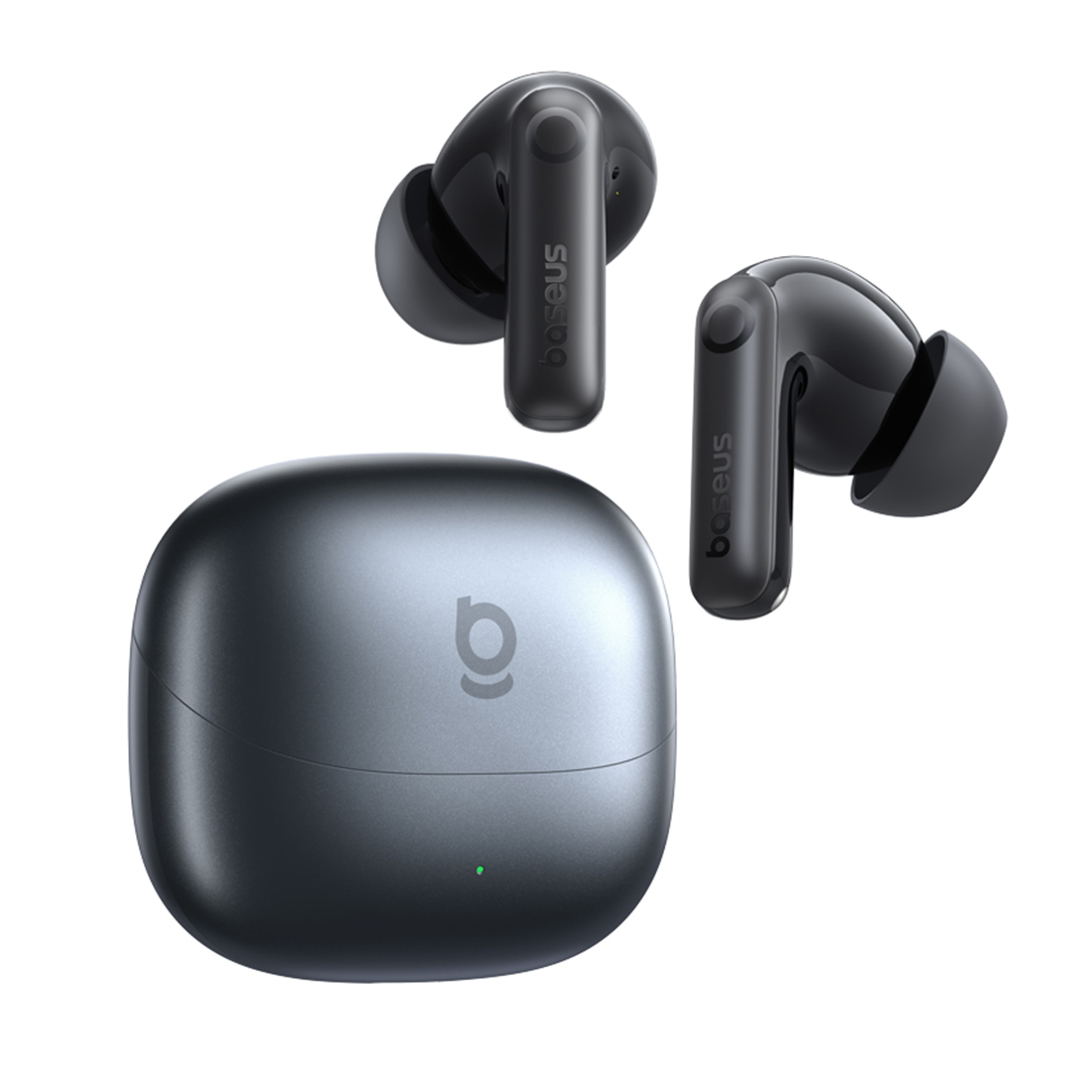 Наушники, Baseus, (A0010504), Bass BP1 Pro, In-Ear True Earbuds, Bluetooth 6.0, Технология Hi-Res Audio (LDAC), Адаптивное активное шумоподавление ANC, 6 микрофонов AI ENC для звонков, Сенсорное управление, Игровой режим низкой задержки, Защита IP55, Быстрая зарядка BRC (10 мин = 2.5 ч), До 55 часов работы с кейсом, USB-C, Черный
