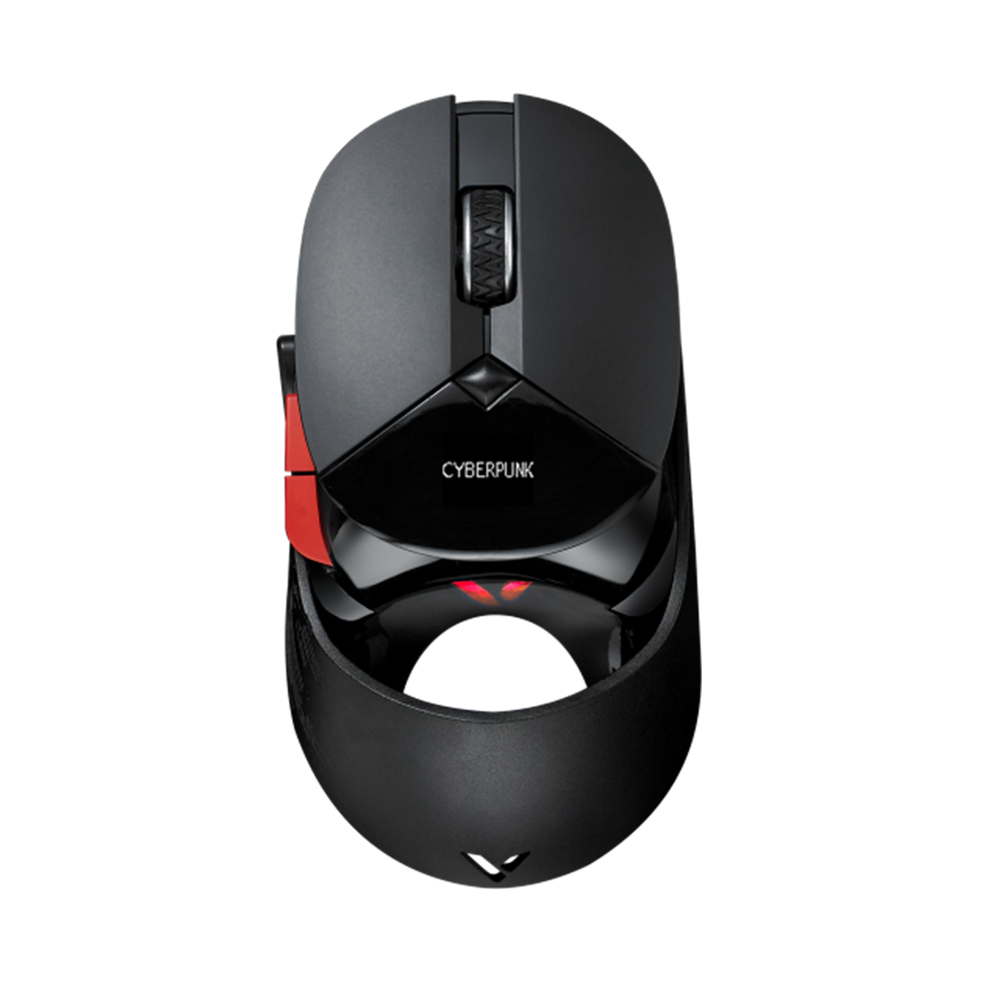 Компьютерная мышь, Rapoo, VT960S, Игровая, Оптическая, Комбинированная, USB/Беспроводная, Встроенный аккумулятор, 2.4GHz, 16000dpi, LED подсветка, Тканевая оплетка кабеля, Металлический корпус, Черный