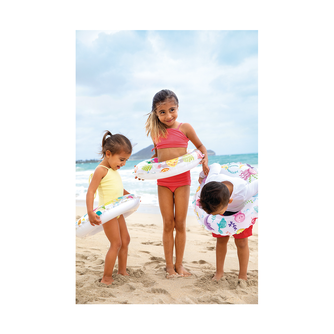 Круг для плавания Lively Print 51 см, INTEX
