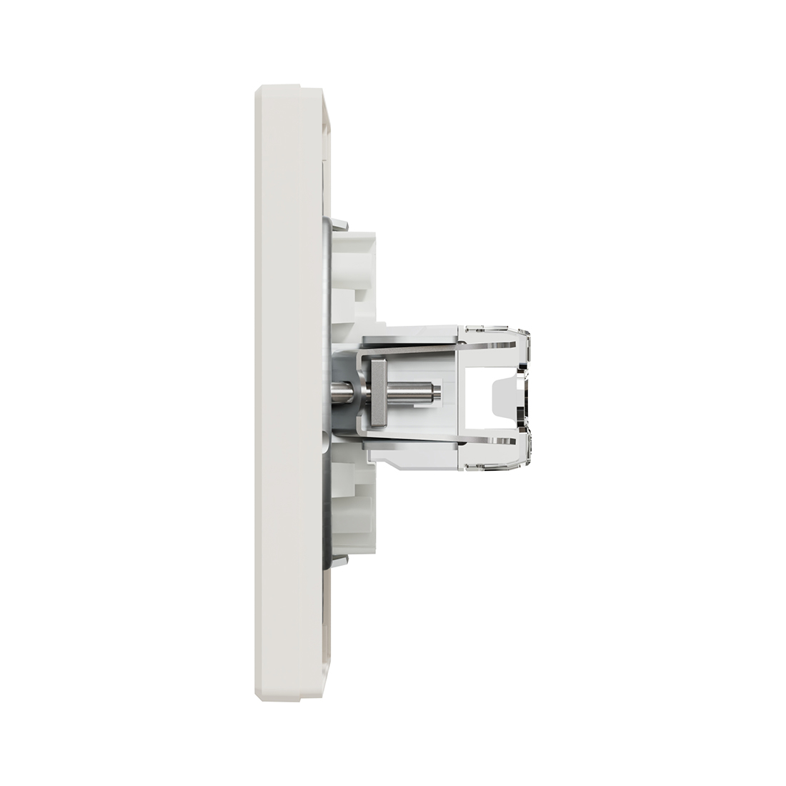 Розетка компьютерная, SE, EPH4300123, Asfora RJ45 кат. 5e в сборе кремовый