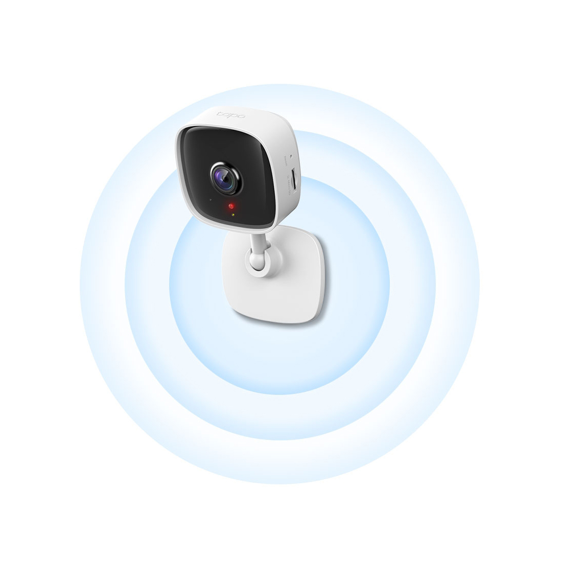 IP-камера, TP-Link, Tapo C100, CMOS-матрица 1/3.2", ИК-подсветка - до 9 м, Функция день/ночь, 2.0 мега., Объектив: 3.3 мм, H.264, 1080p, 9,0В/0,6А.