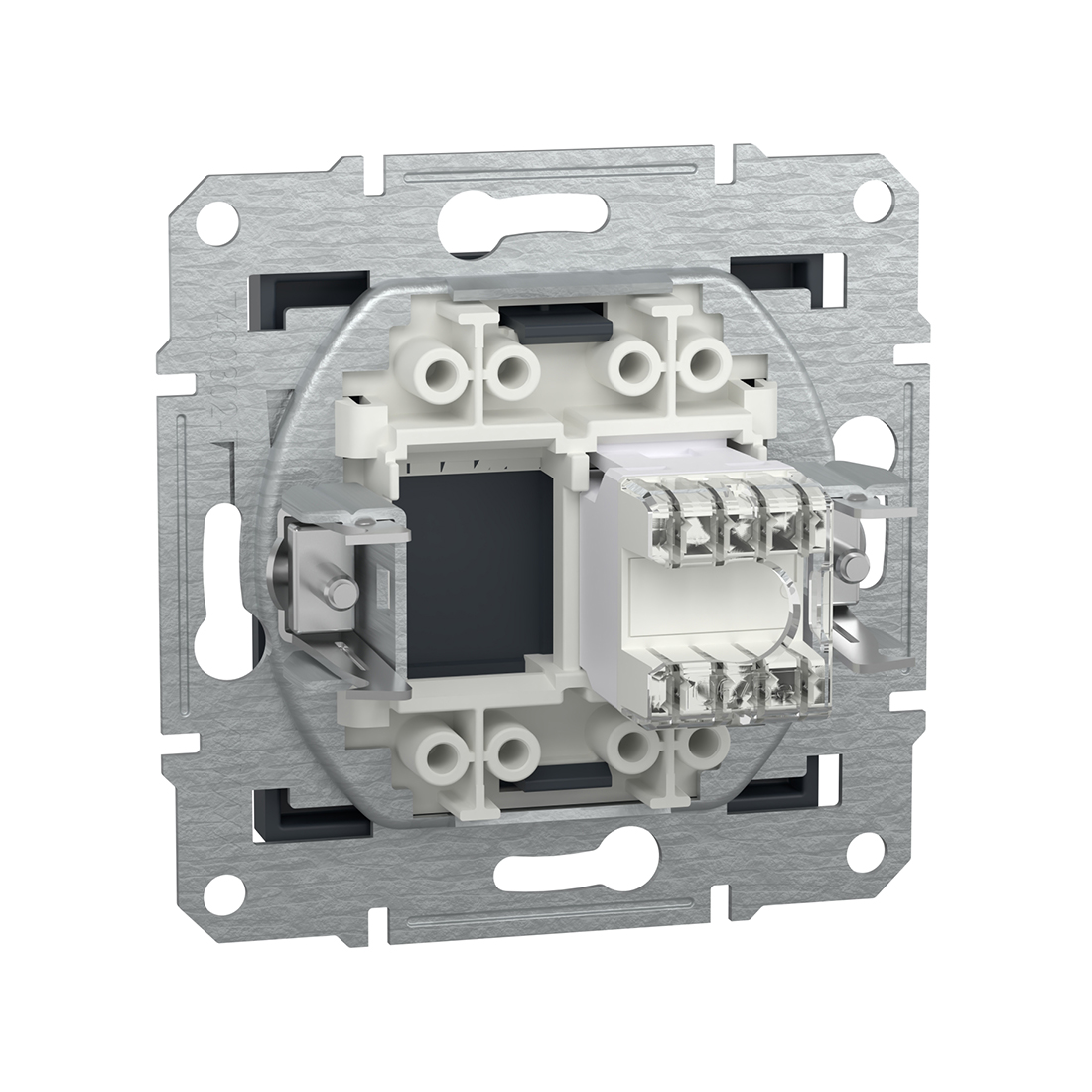 Розетка компьютерная, SE, EPH4300171, Asfora RJ45 кат. 5е механизм антрацит