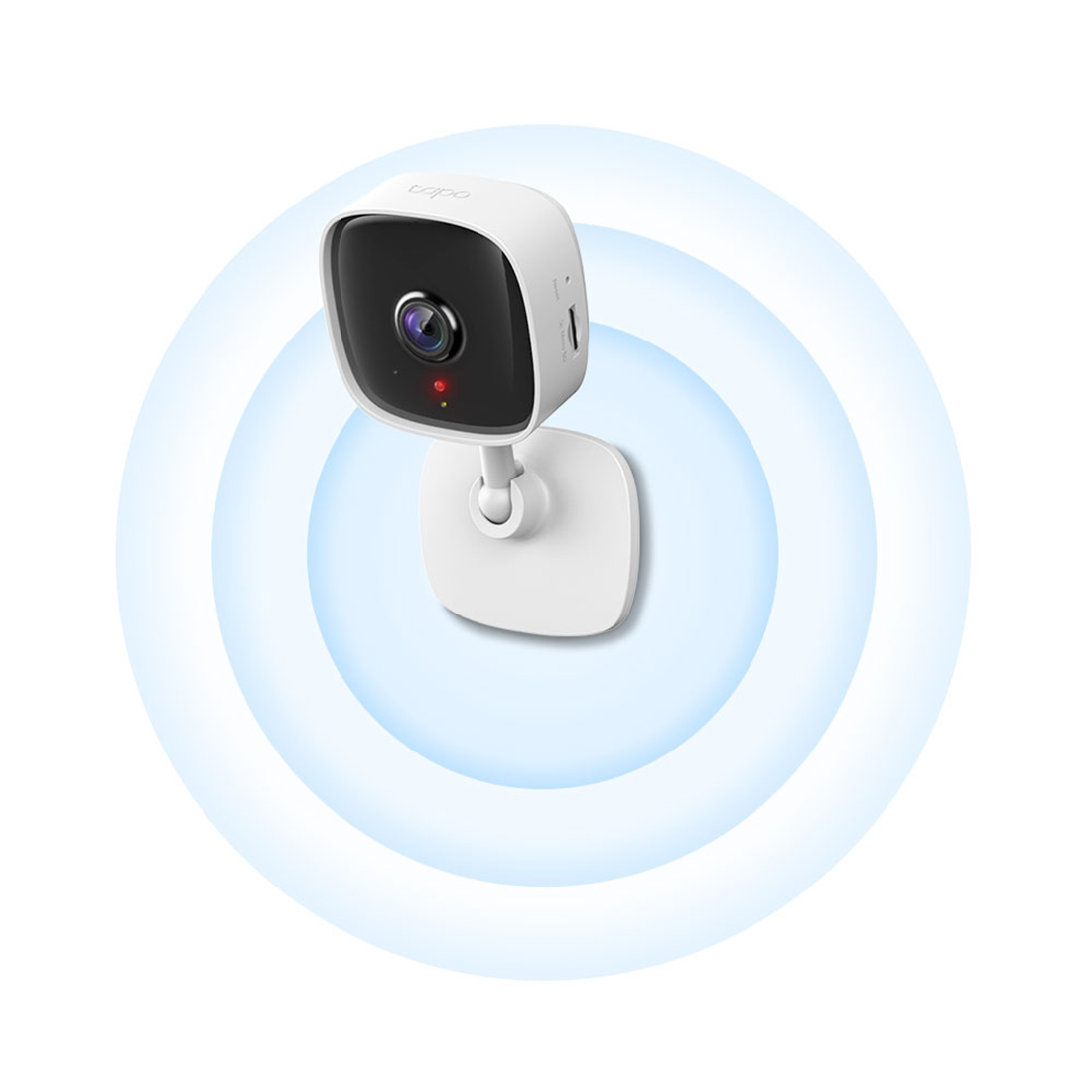 IP-камера, TP-Link, Tapo C110, Матрица 1/2,8", 3 МП (2304  1296), f/2,0, фокусное расстояние: 3,3 мм ИК-подсветка - до 9 м, WI-FI 802.11n, внутренняя