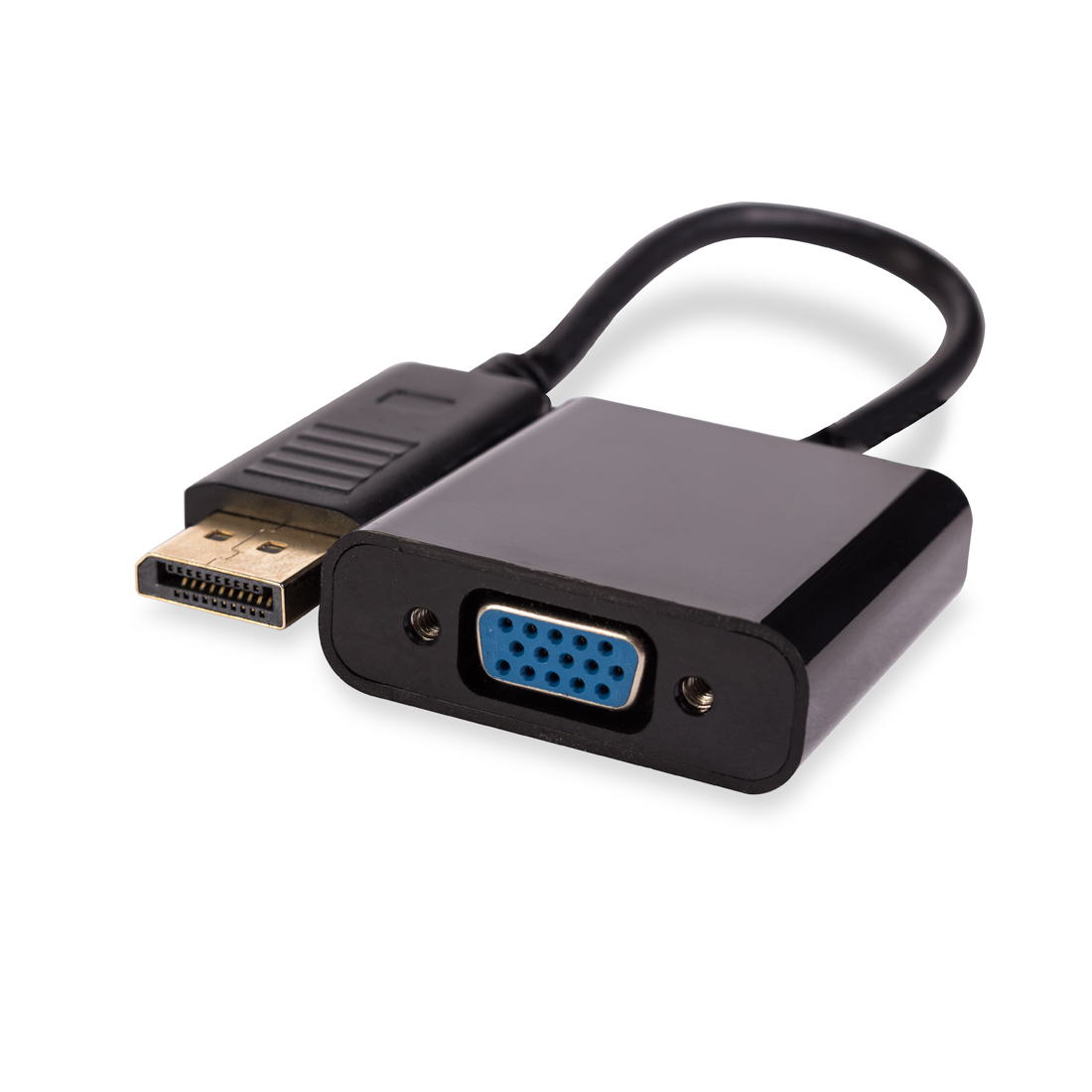 Переходник iPower DiVGAB Displayport на VGA, Чёрный