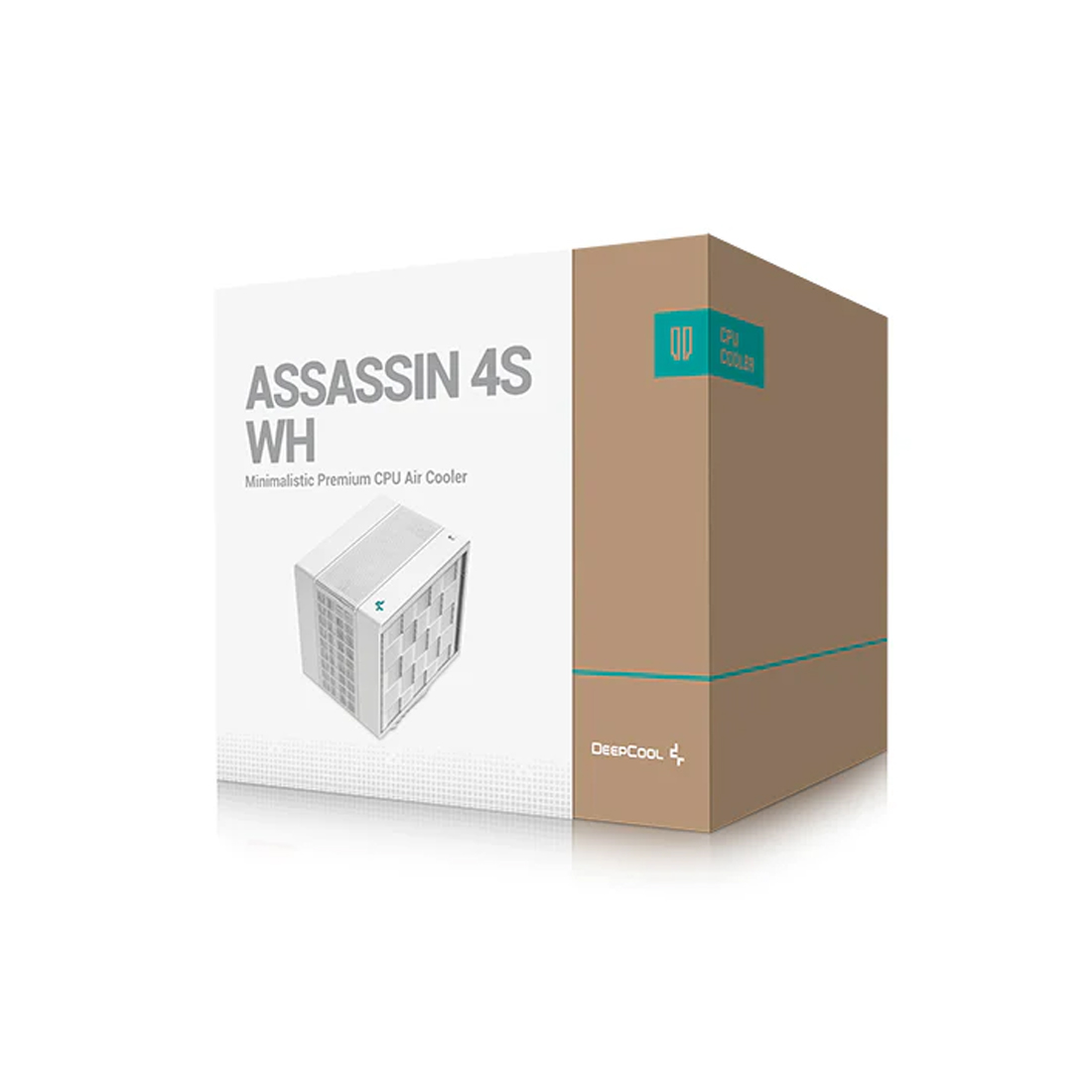 Кулер для процессора, Deepcool, ASSASSIN 4S WH R-ASN4S-WHGPMN-G, Intel 20хх/1851/1700/1200/15хх и AMD AM5/AM4, 250W, 1*140мм, 500- 1450±10% об/м, 29,3 дБА, 4pin, Габариты 116х147х164мм, Белый
