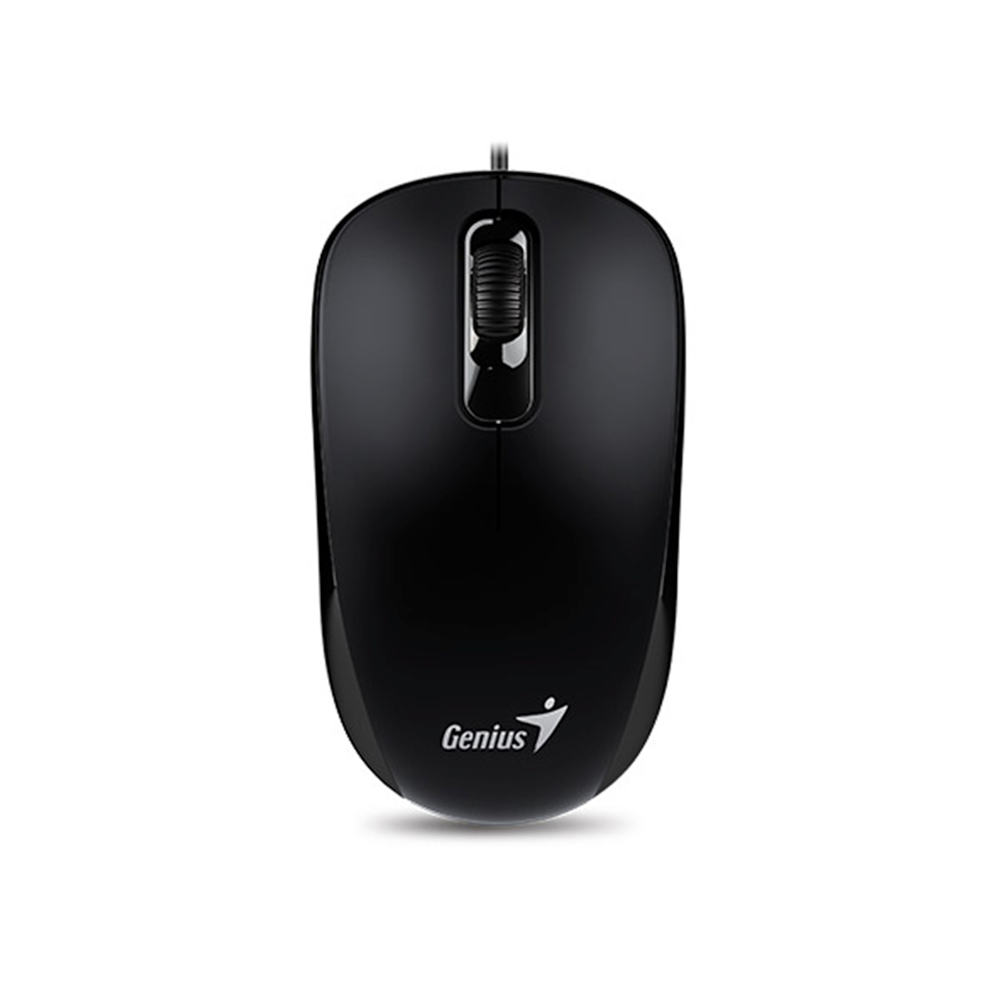 Компьютерная мышь, Genius, DX-110, Оптическая, 1000dpi, USB, Длина кабеля 1,5 метра, Черная