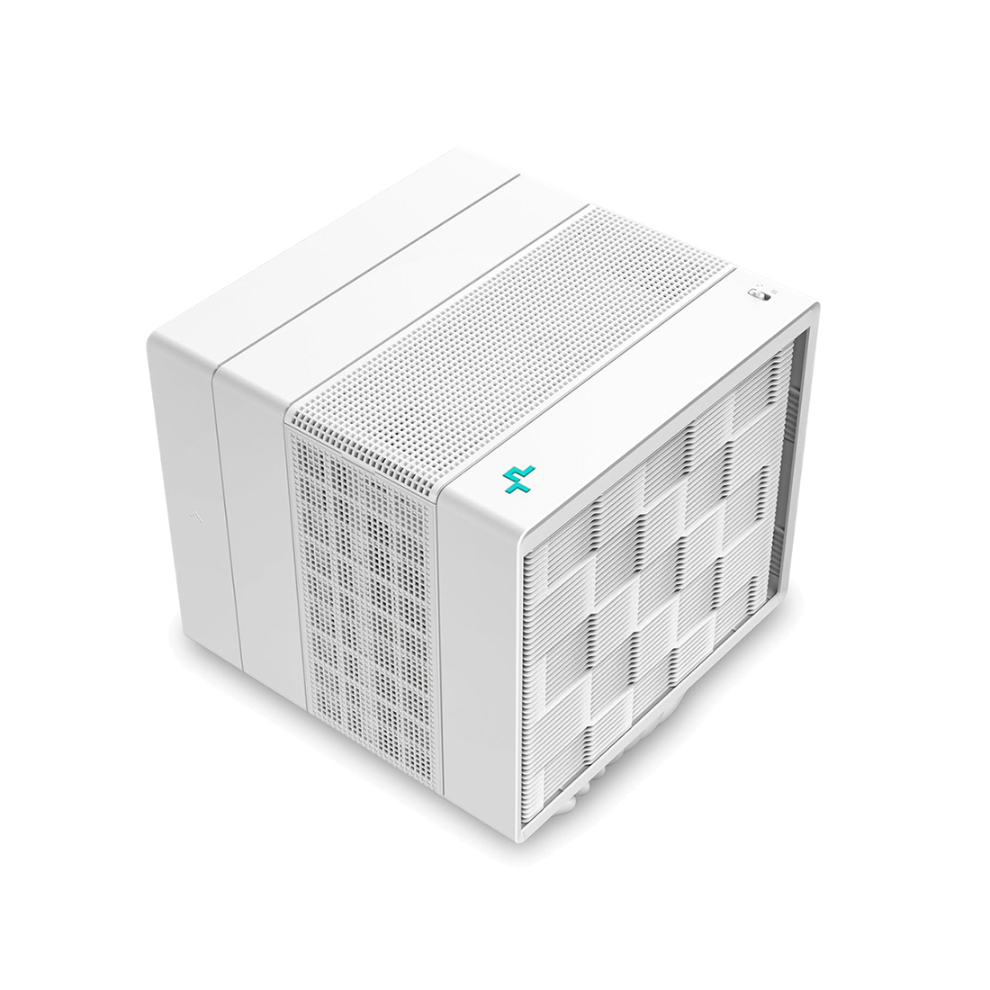 Кулер для процессора, Deepcool, ASSASSIN IV WH R-ASN4-WHNNMT-G, Intel 20хх/1851/1700/1200/15хх и AMD AM5/AM4, 280W, 1*140мм/1*120мм, 500-1350±10% об/м, 79,1 CFM, 29,3 дБА, 4pin, Габариты 144х147х164мм, Белый