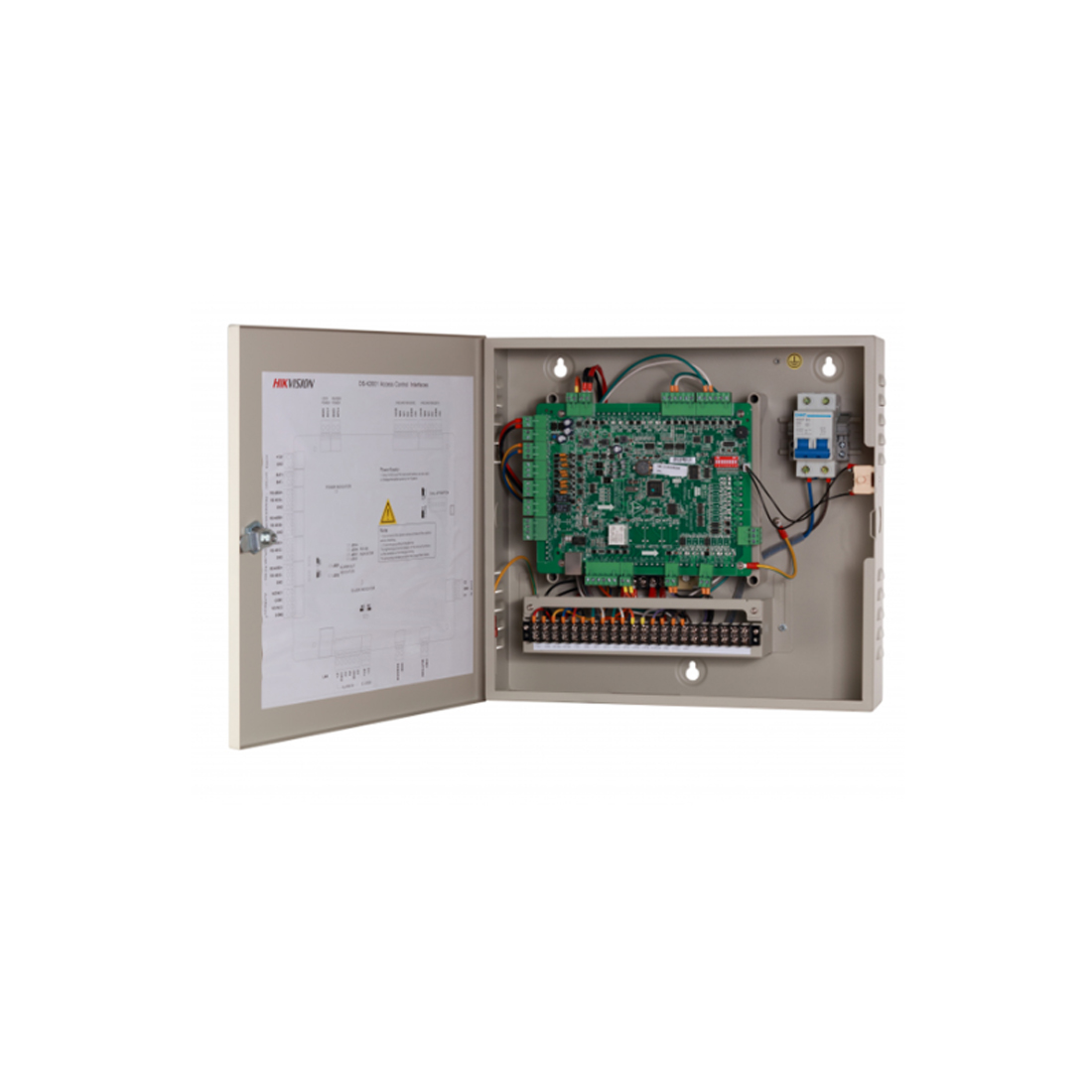 Контроллер доступа, Hikvision, DS-K2604T, Сетевой Интерфейс TCP/IP, Кнопка Выхода: 2