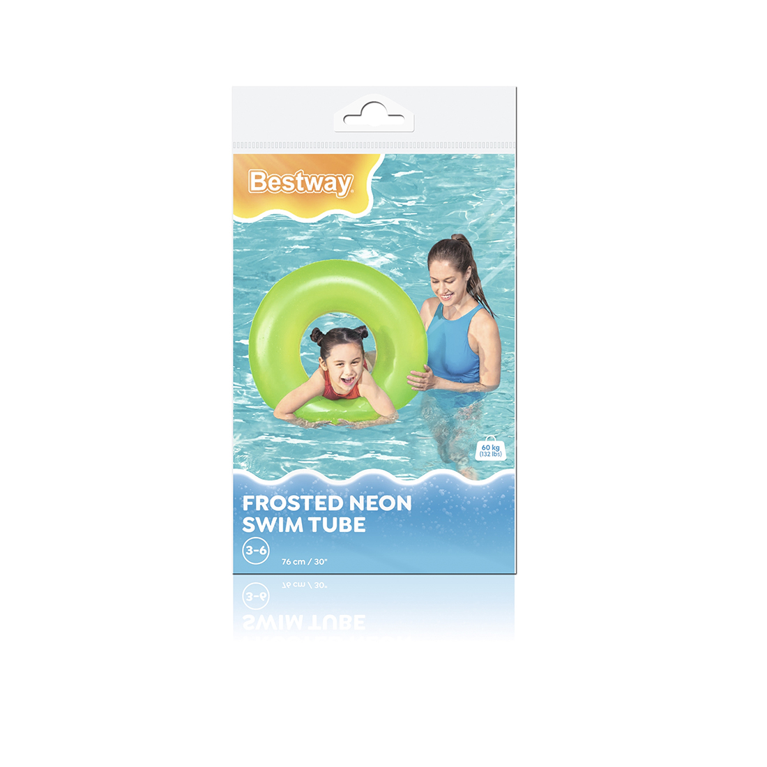 Круг для плавания Frosted Neon 76 см, BESTWAY, 36024