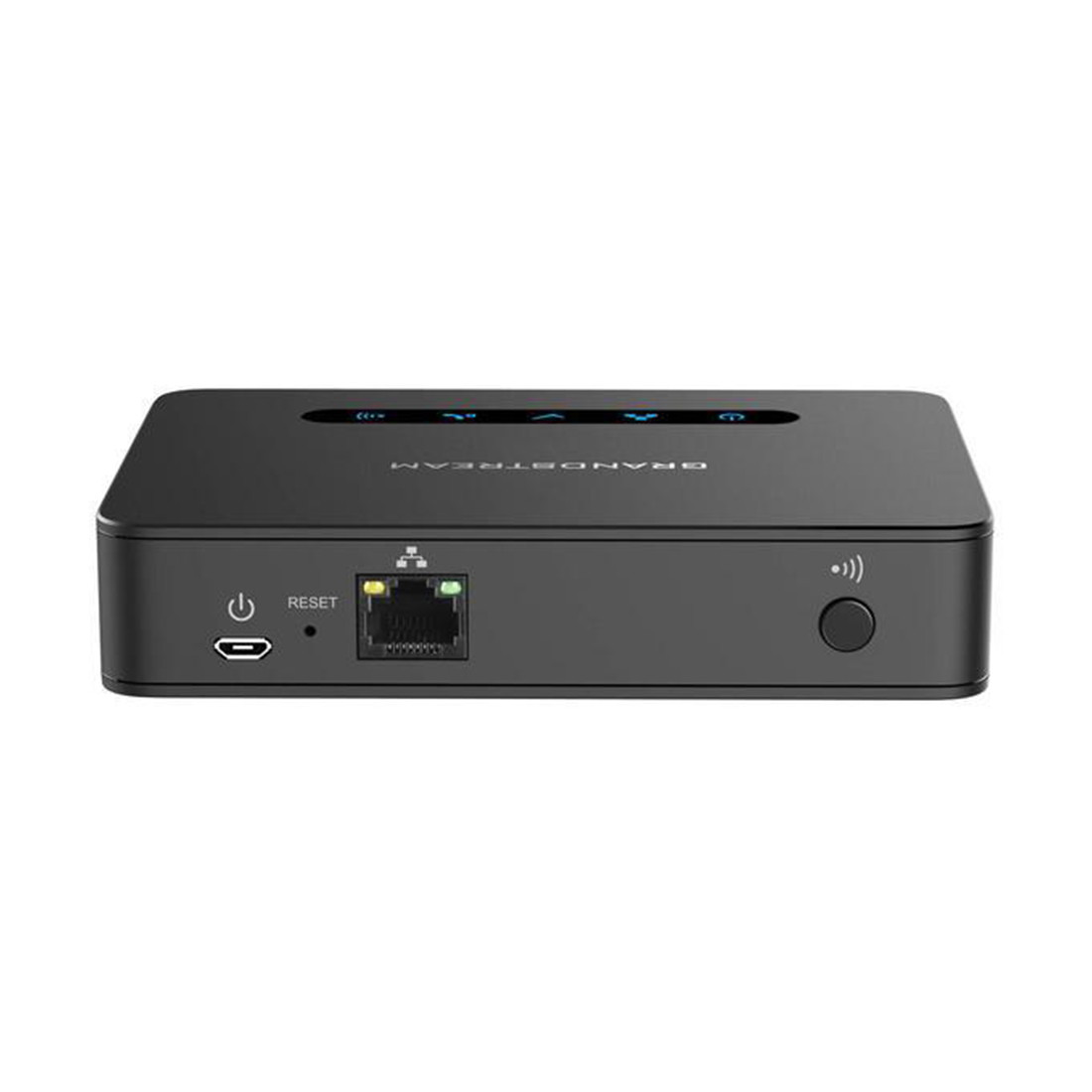 DECT повторитель, Grandstream, DP760, до 5 повторителей в звезде, до 2 одновременных вызовов, 1x Ethernet 10/100 PoE, блок питания Micro-USB 5 В/1 А