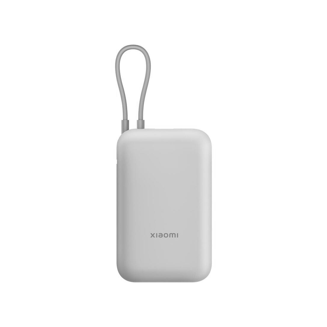 Портативный внешний аккумулятор, Xiaomi, Power Bank 20000mAh (Integrated Cable) GL Light Gray, BHR9738GL/PB2020MI, Lithium-ion, Номинальная мощность 74Wh (7.4V 10000mAh), Номинальная емкость 12000 мАч, Вход USB-C®/USB-C cable, Выход USB-C®/USB-C cable/USB-A, Размеры 127 x 70.5 x 30.5 мм, Светло-серый