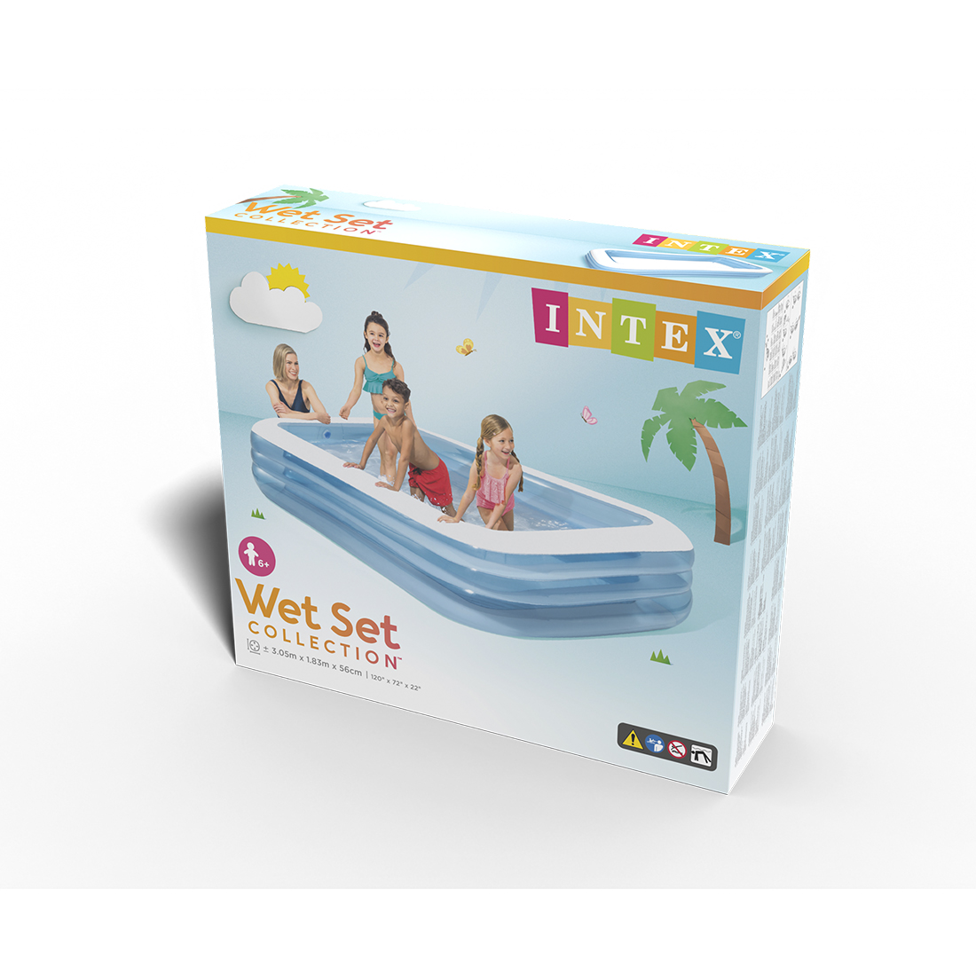 Семейный надувной бассейн Swim Center Family 305 х 183 х 56 см