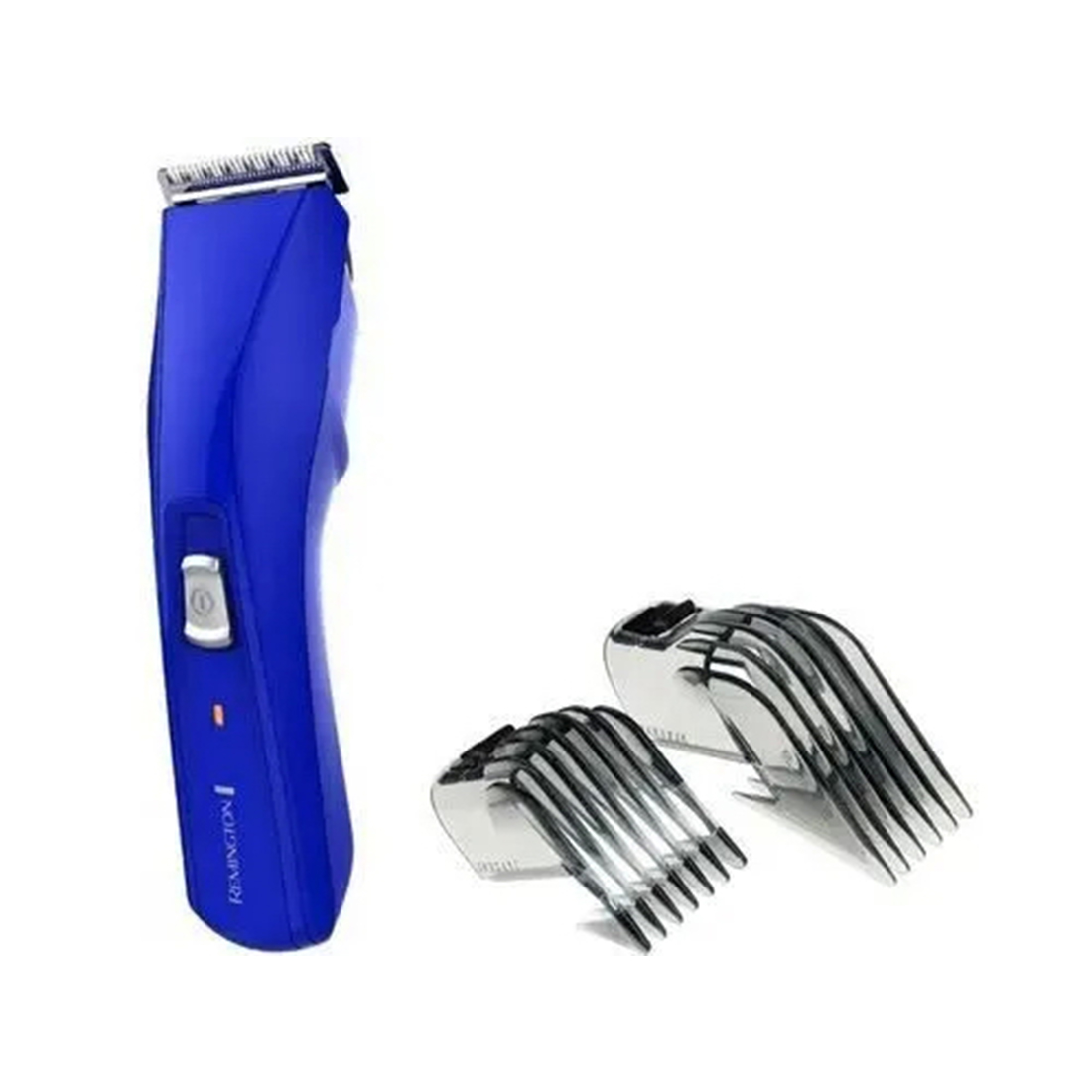 Машинка для стрижки, Remington, HC5155, Работа от сети/аккумулятора, Длина стрижки 1-42 мм, 15 настроек, 3 насадки, Встроенный аккумулятор, Время работы от аккумулятора 30мин, Лезвия из нержавеющей стали, Самозатачивающиеся лезвия, LED индикация, Синий