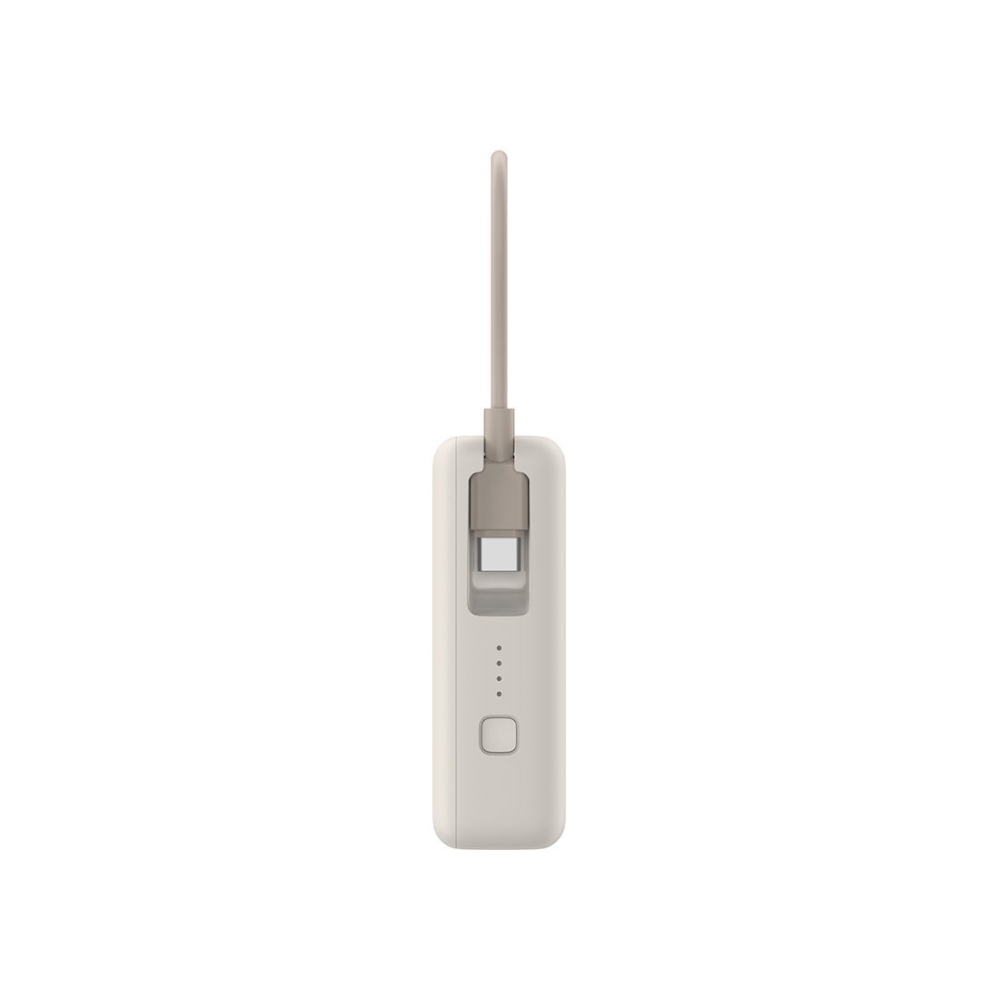 Портативный внешний аккумулятор, Xiaomi, 33W Power Bank 10000mAh (Integrated Cable) Tan GL, PB1033MI/BHR9333GL, Мощность 33 Вт, 80.9*65.9*26мм, Встроеный кабель, 3 выходных порта USB-C*1, USB-C (встроеный кабель)*1, USB-A, Бежевый