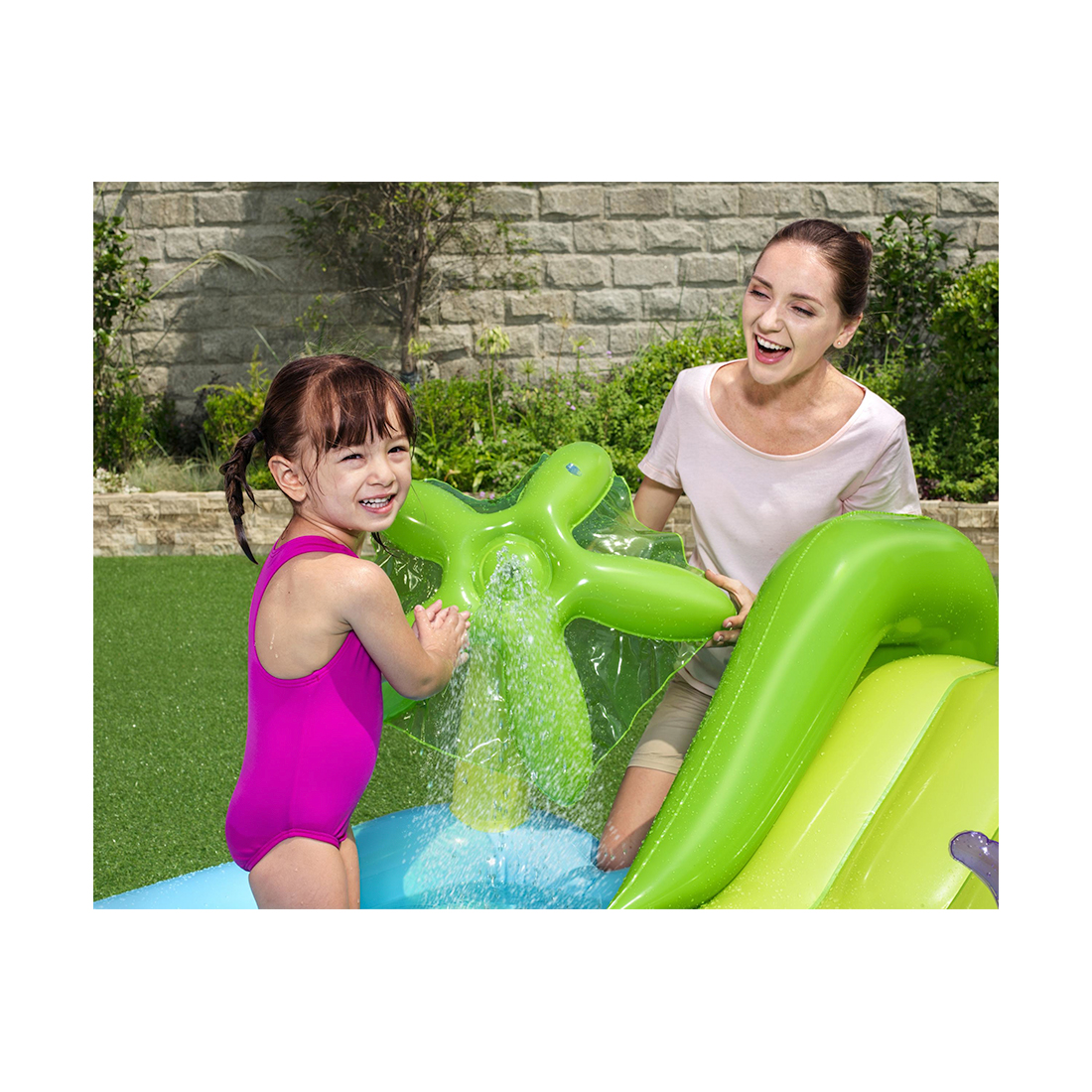 Детский надувной игровой бассейн Fantastic Aquarium 239 х 206 см, BESTWAY, 53052