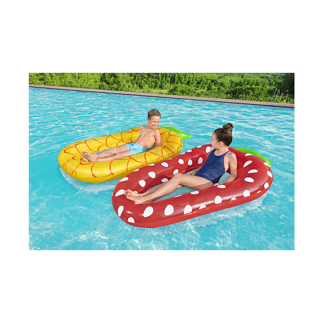 Пляжный шезлонг для отдыха на воде Sweet Summer 186 х 112 см