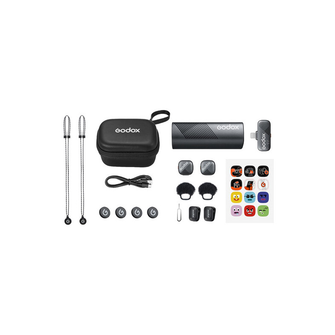 Микрофонная система, Godox, Cube SC Kit2, до 300 м