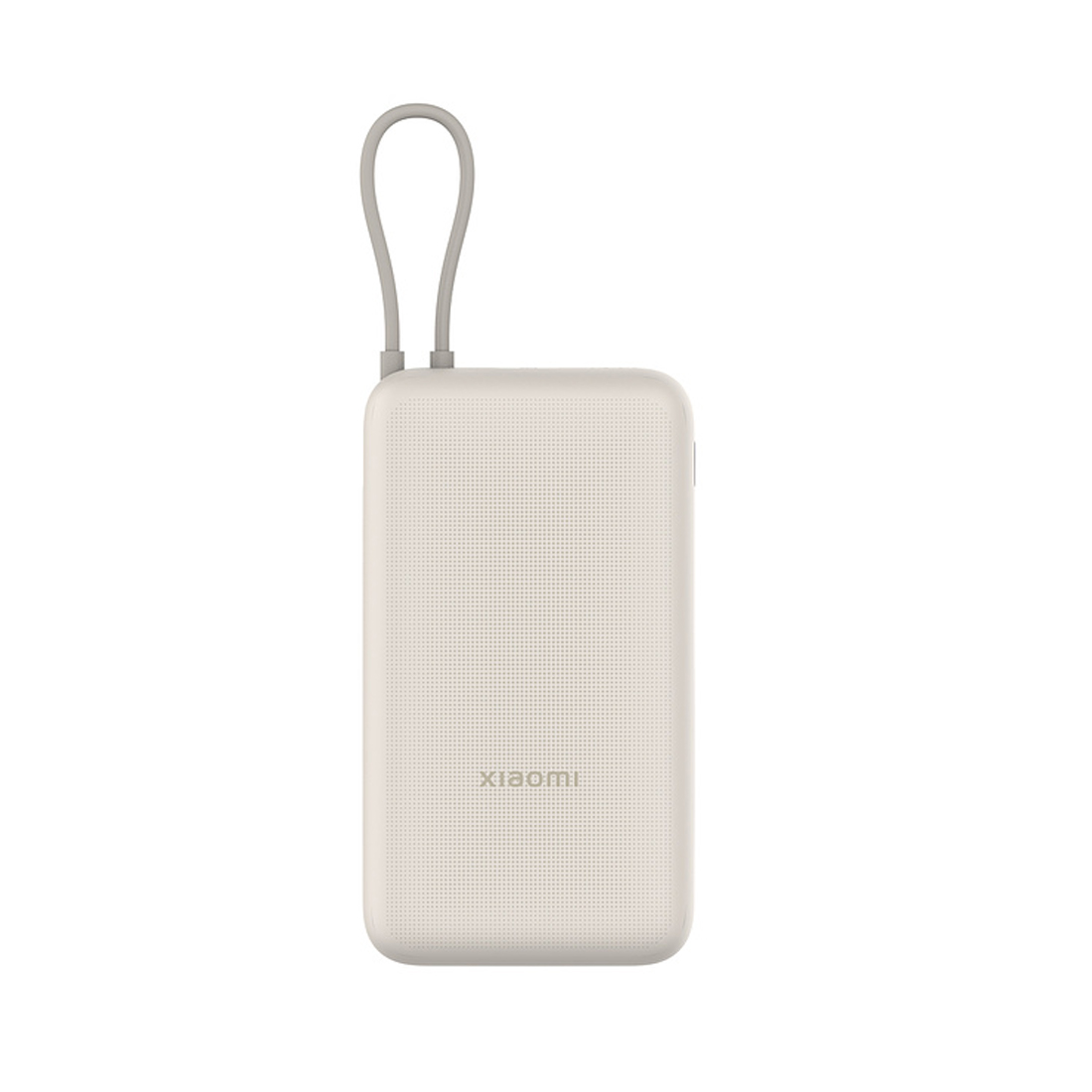 Портативный внешний аккумулятор, Xiaomi, 33W Power Bank 20000mAh (Integrated Cable) Tan GL, PB2030MI/BHR8851GL, Номинальная мощность аккумулятора 74 Втч (7,4 В 10000 мАч), Номинальная емкость 12000mAh (5V/3A), Входной порт USB-C, Выходной порт USB-C®/кабель USB-C /USB-A, Размер продукта 127 x 70,5 x 30,5 мм, Кабель встроенный, Бежевый