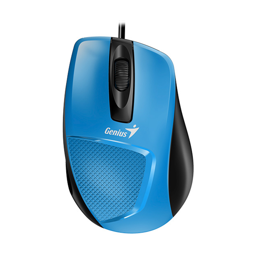 Компьютерная мышь, Genius, DX-150X, Оптическая, 1000dpi, USB, Длина кабеля 1,5 метра, Голубая