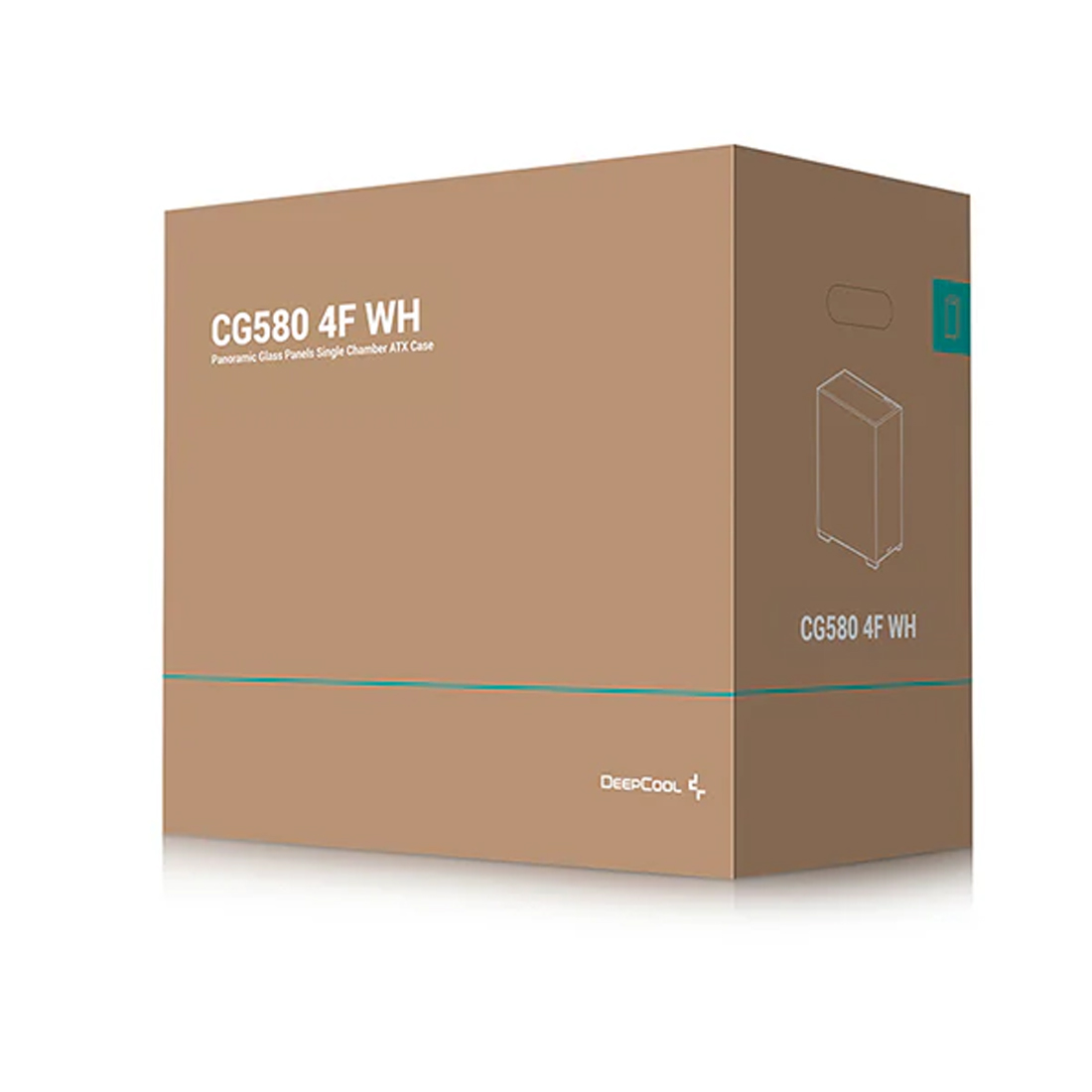 Компьютерный корпус Deepcool CG580 4F WH R-CG580-WHADA4-G-1