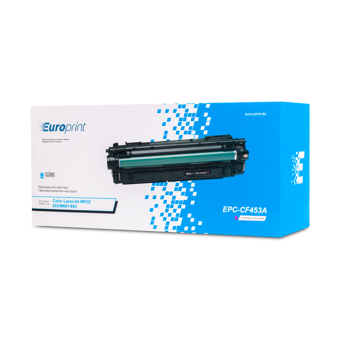 Картридж Europrint EPC-CF453A пурпурный для принтеров HP Color LaserJet M652/653/M681/682