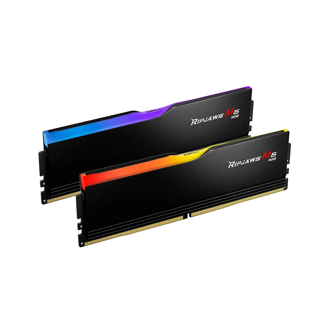 Комплект модулей памяти, G.SKILL, Ripjaws M5 RGB F5-6000J3238G32GX2-RM5RK, DDR5, 64GB (Kit 2x32GB), CL32, 1.40 V, DIMM <PC5-48000/6000MHz>