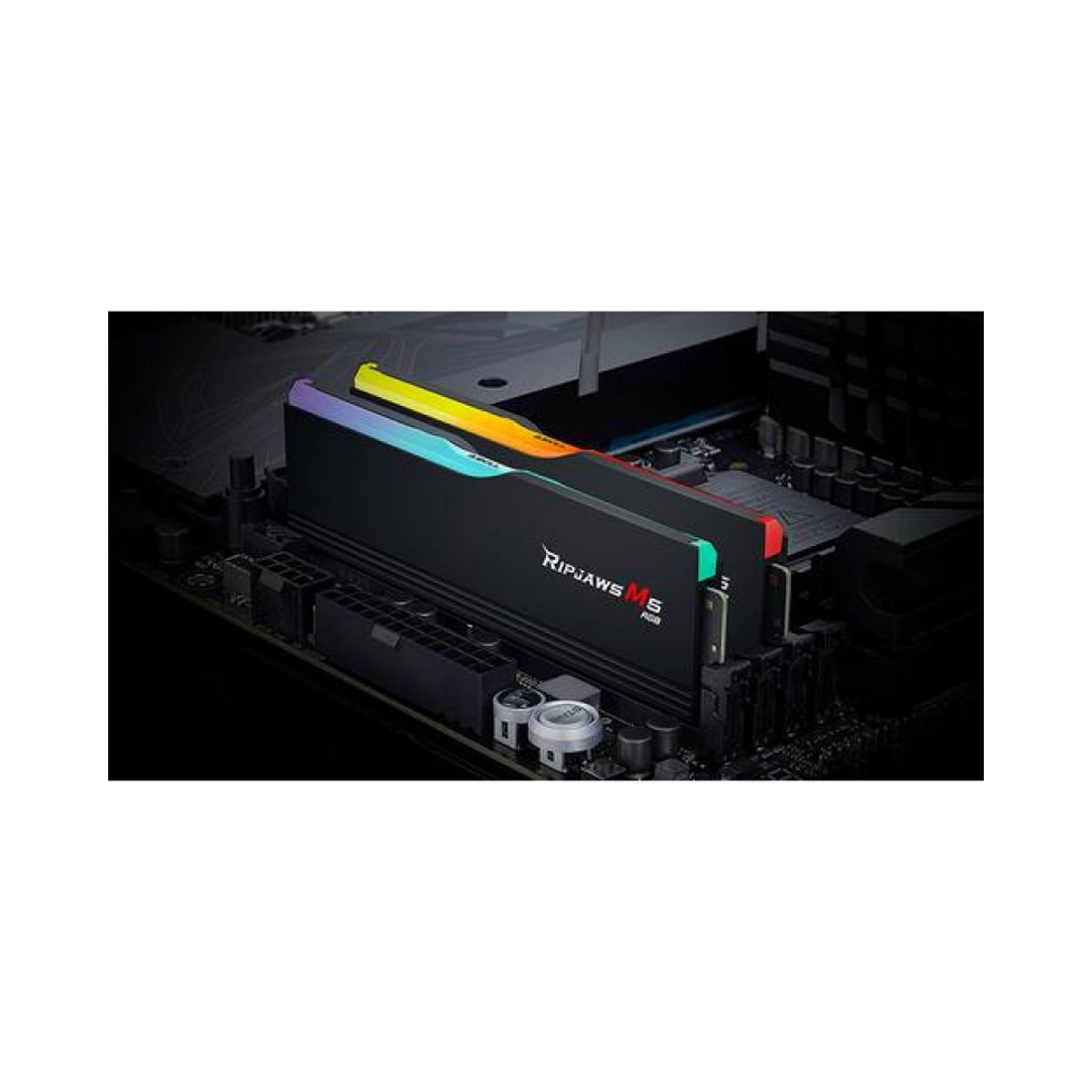 Комплект модулей памяти, G.SKILL, Ripjaws M5 RGB F5-6000J3238G32GX2-RM5RK, DDR5, 64GB (Kit 2x32GB), CL32, 1.40 V, DIMM <PC5-48000/6000MHz>