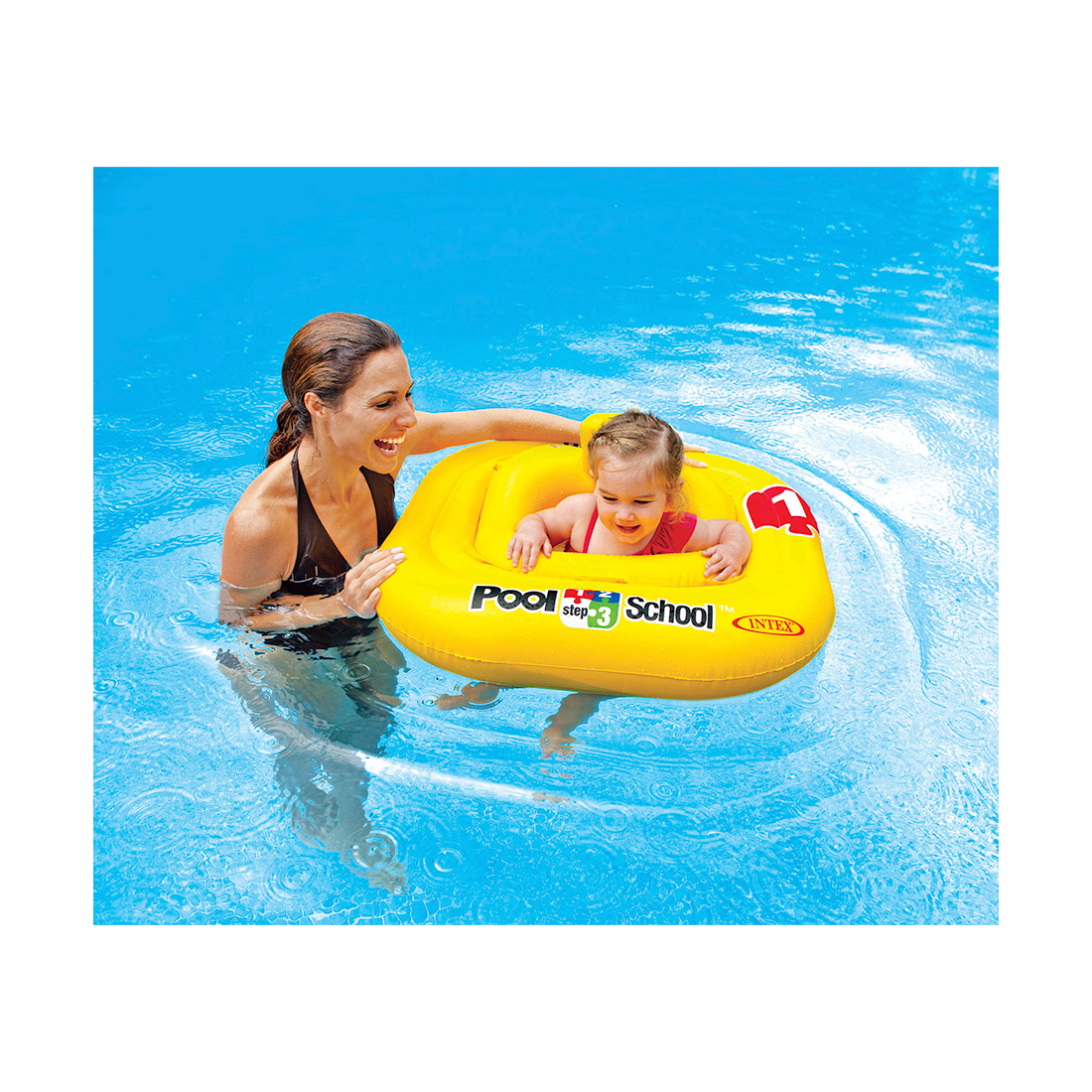 Круг для плавания Pool School Deluxe 79 x 79 см (1я Ступень)