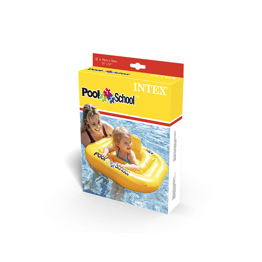 Круг для плавания Pool School Deluxe 79 x 79 см (1я Ступень)