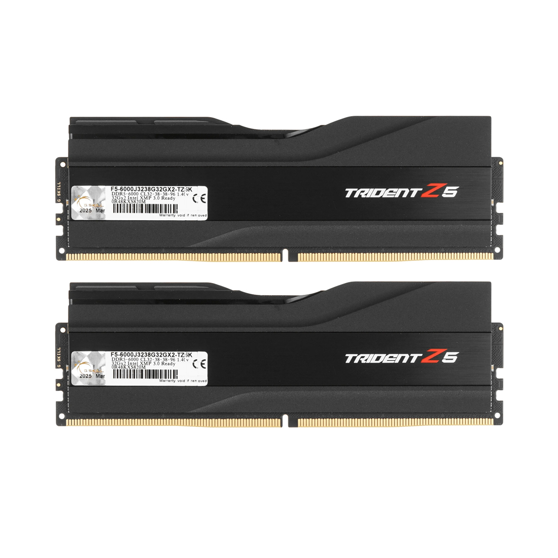 Комплект модулей памяти G.SKILL Trident Z5 F5-6000J3238G32GX2-TZ5K 64GB (2x32GB)