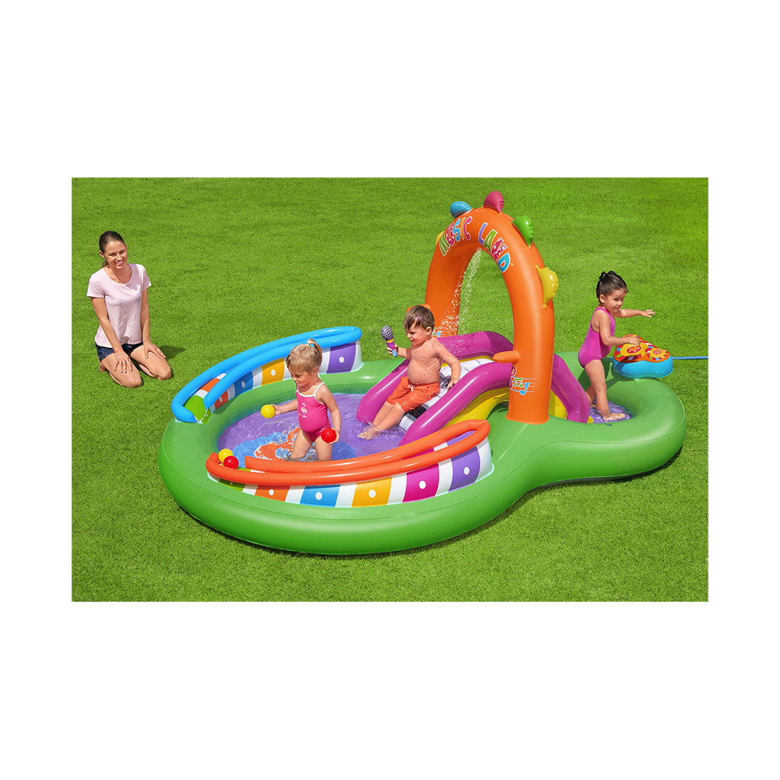 Детский надувной игровой бассейн Sing 'n Splash 295 х 190 см