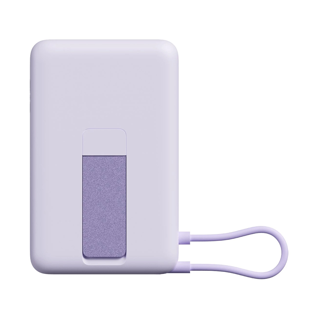 Портативный внешний аккумулятор, Xiaom, Magnetic Power Bank 10000 with Built-in Stand Purple, WPB1007Z/BHR08PAGL, 10000мА·ч (37Вт·ч), 33Вт, 210г, 108,8  68,9  20,25мм, Пурпурный